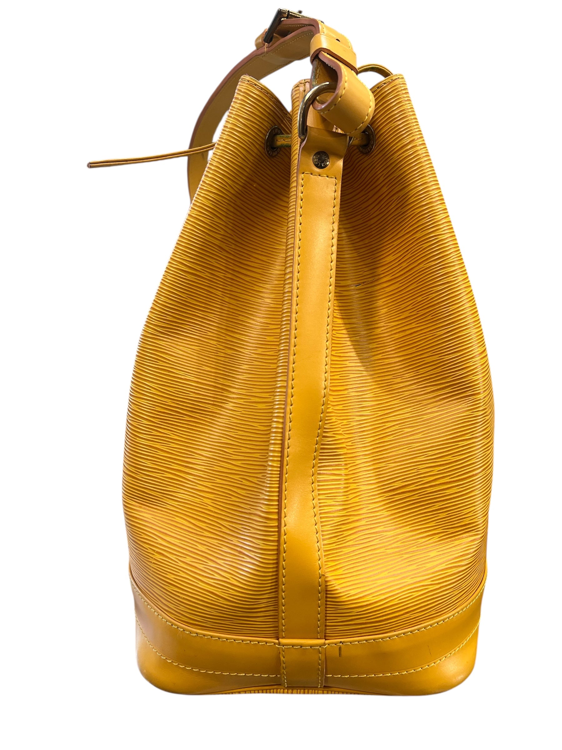 1994 Louis Vuitton handbag in yellow Epi leather