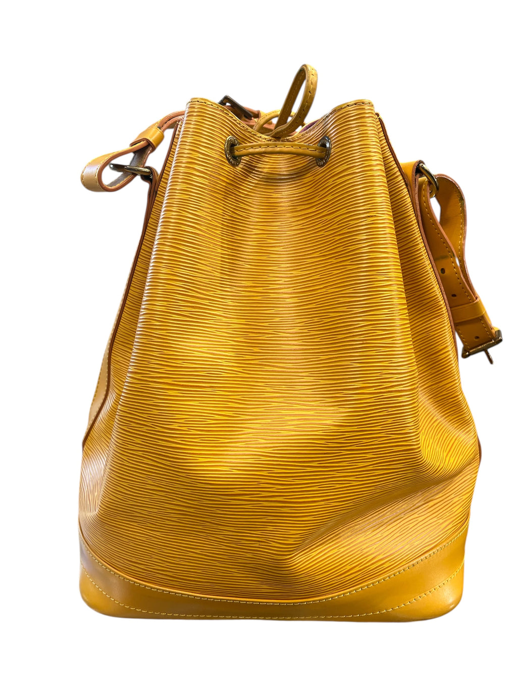 1994 Louis Vuitton handbag in yellow Epi leather