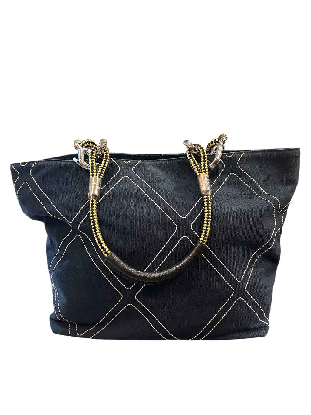 2004 Chanel handbag in midnight blue