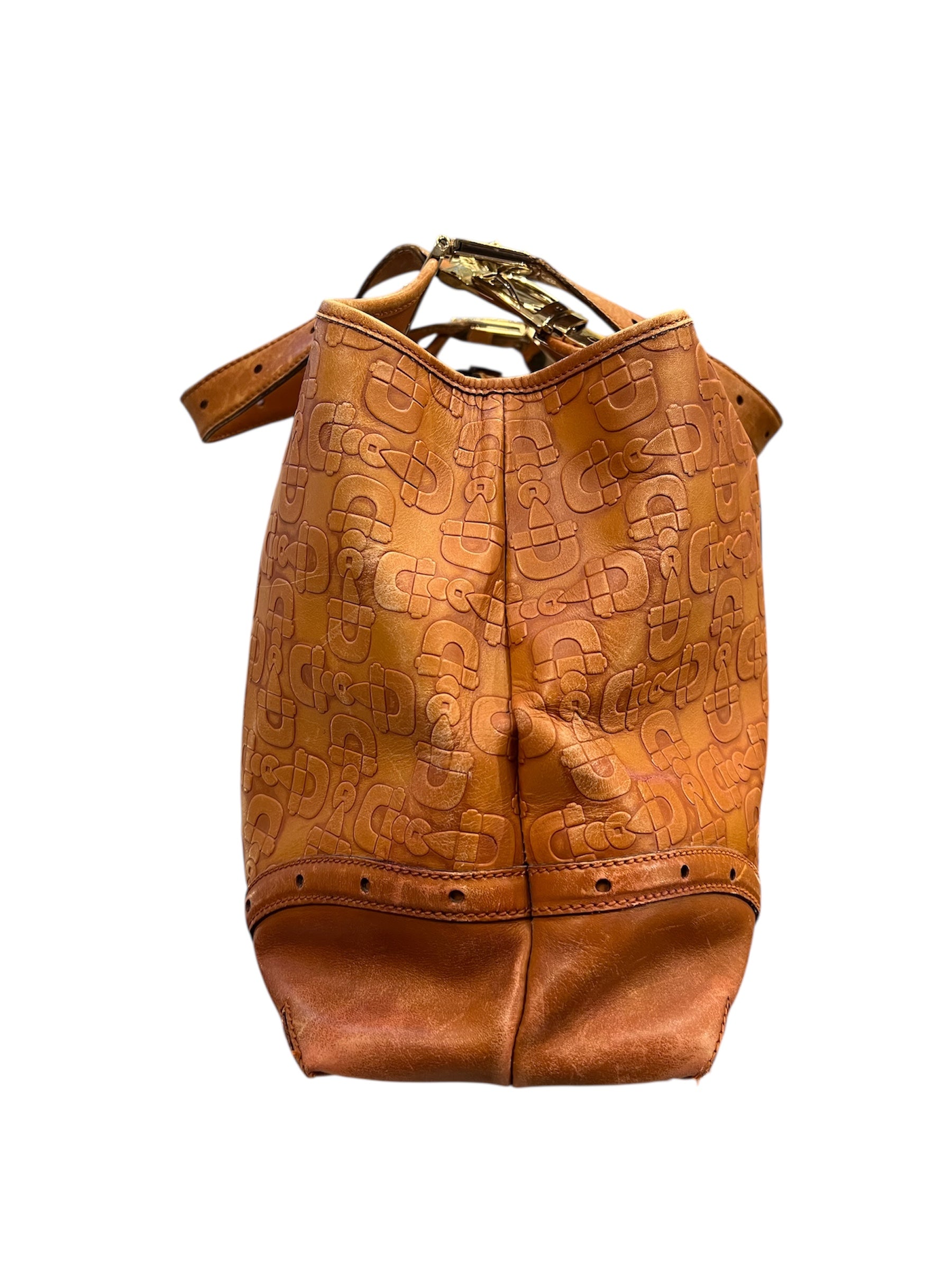 Gucci brown leather handbag