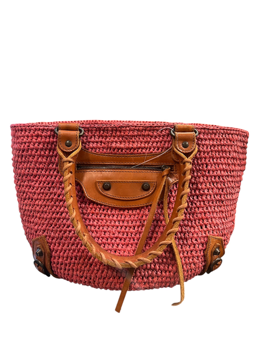 Balenciaga handbag crafted