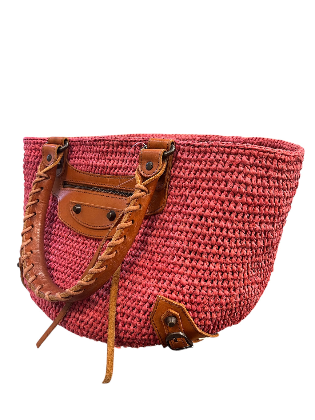 Balenciaga handbag crafted