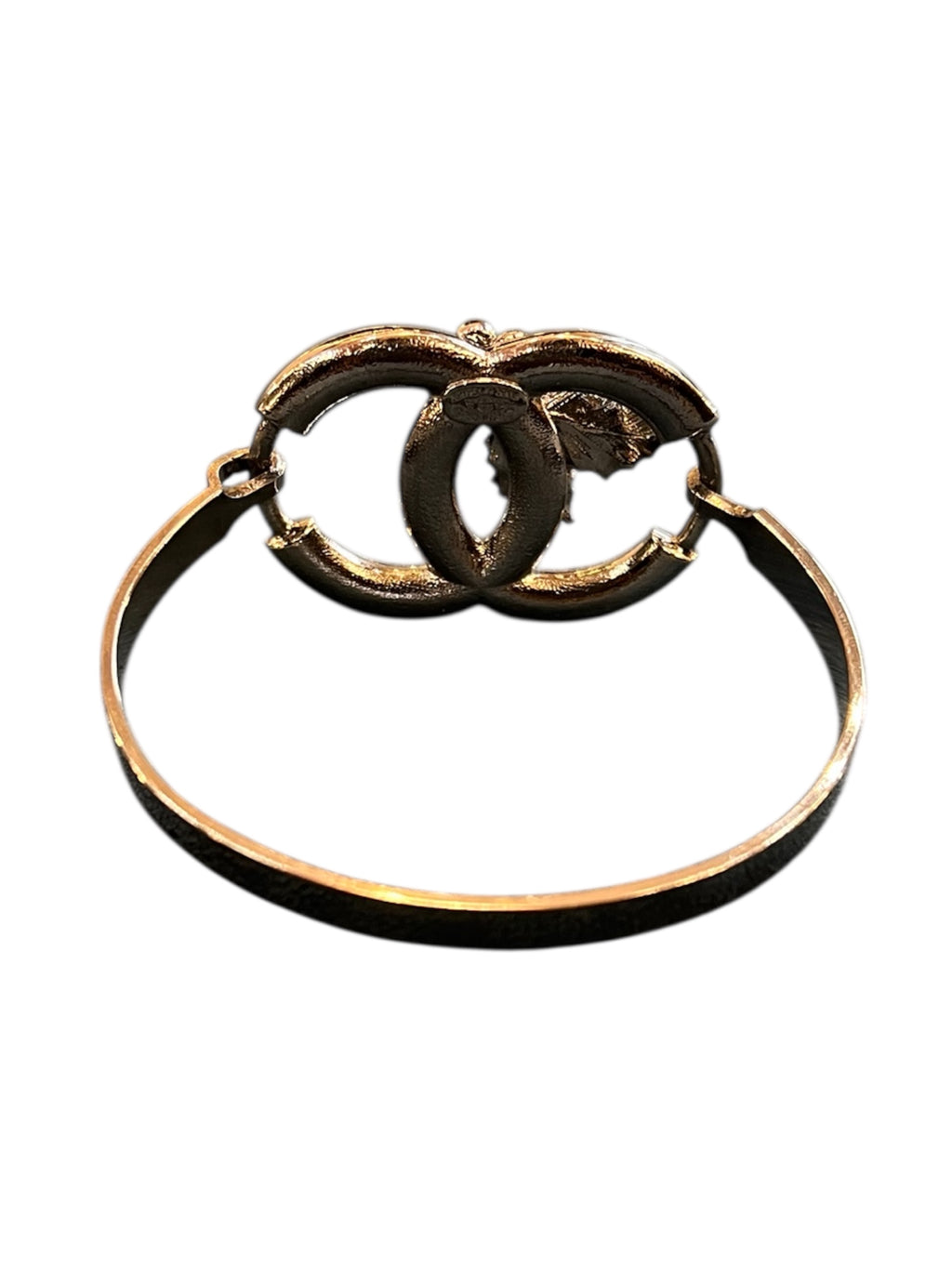 Chanel silver-toned bracelet