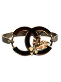 Chanel silver-toned bracelet