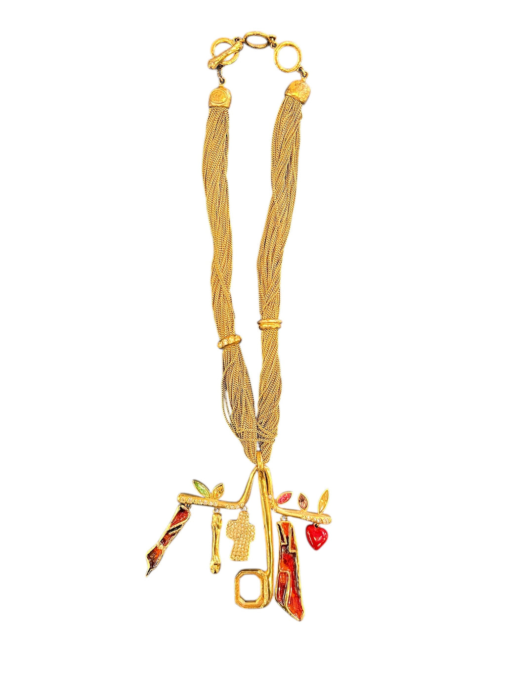 Christian Lacroix Golden Pearl Necklace