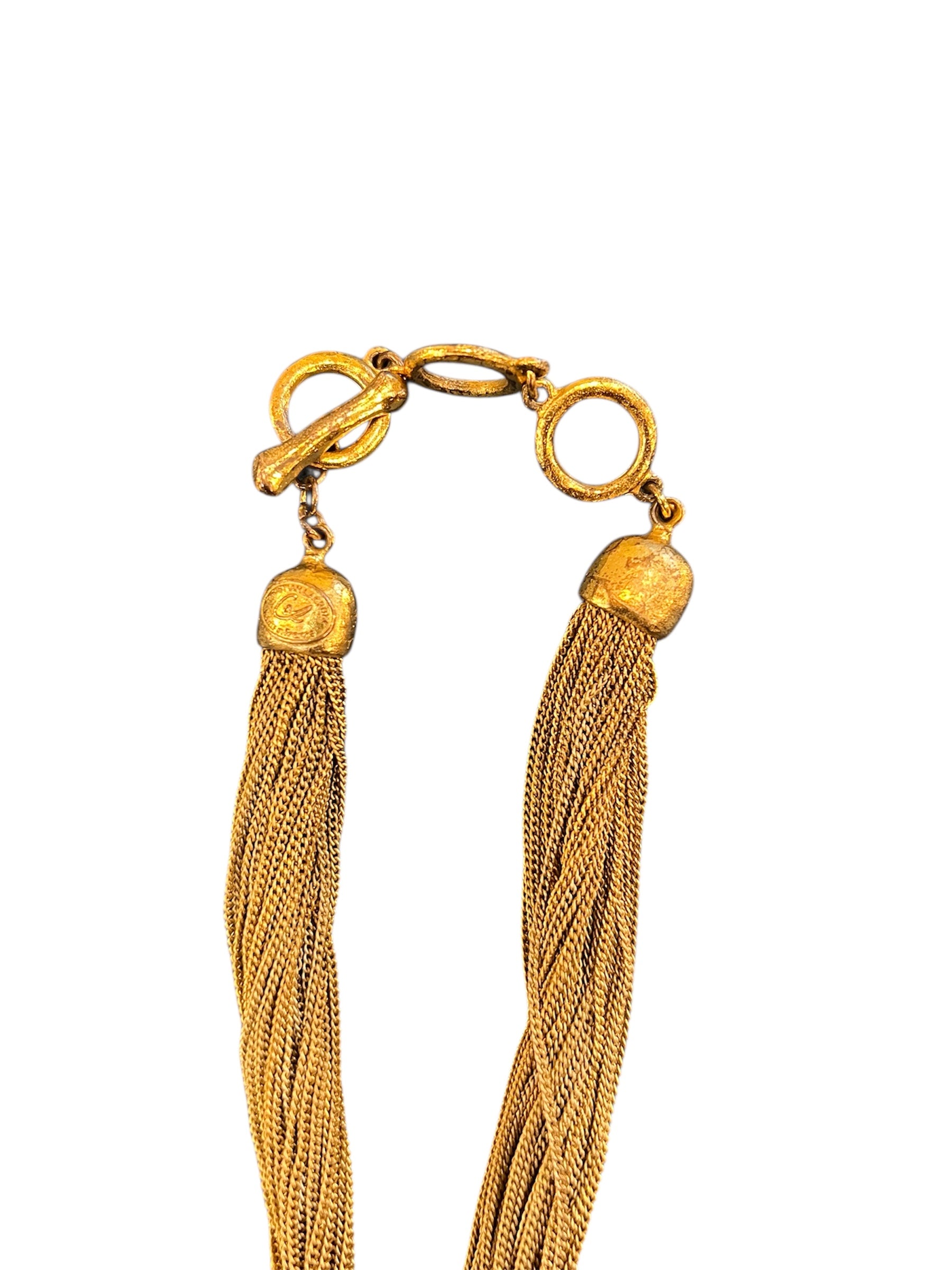 Christian Lacroix Golden Pearl Necklace
