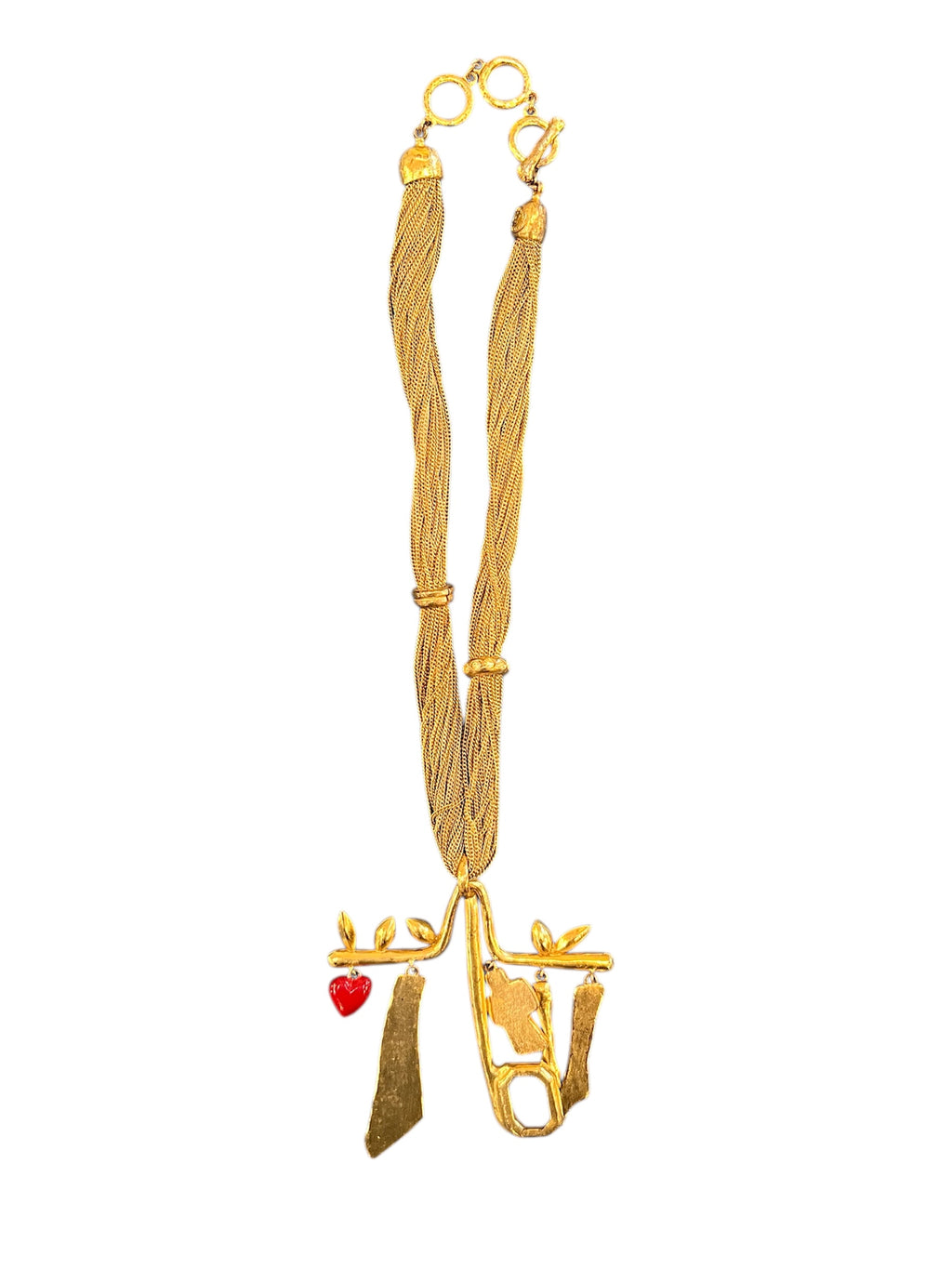 Christian Lacroix Golden Pearl Necklace