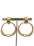 Chanel Golden CC Earrings