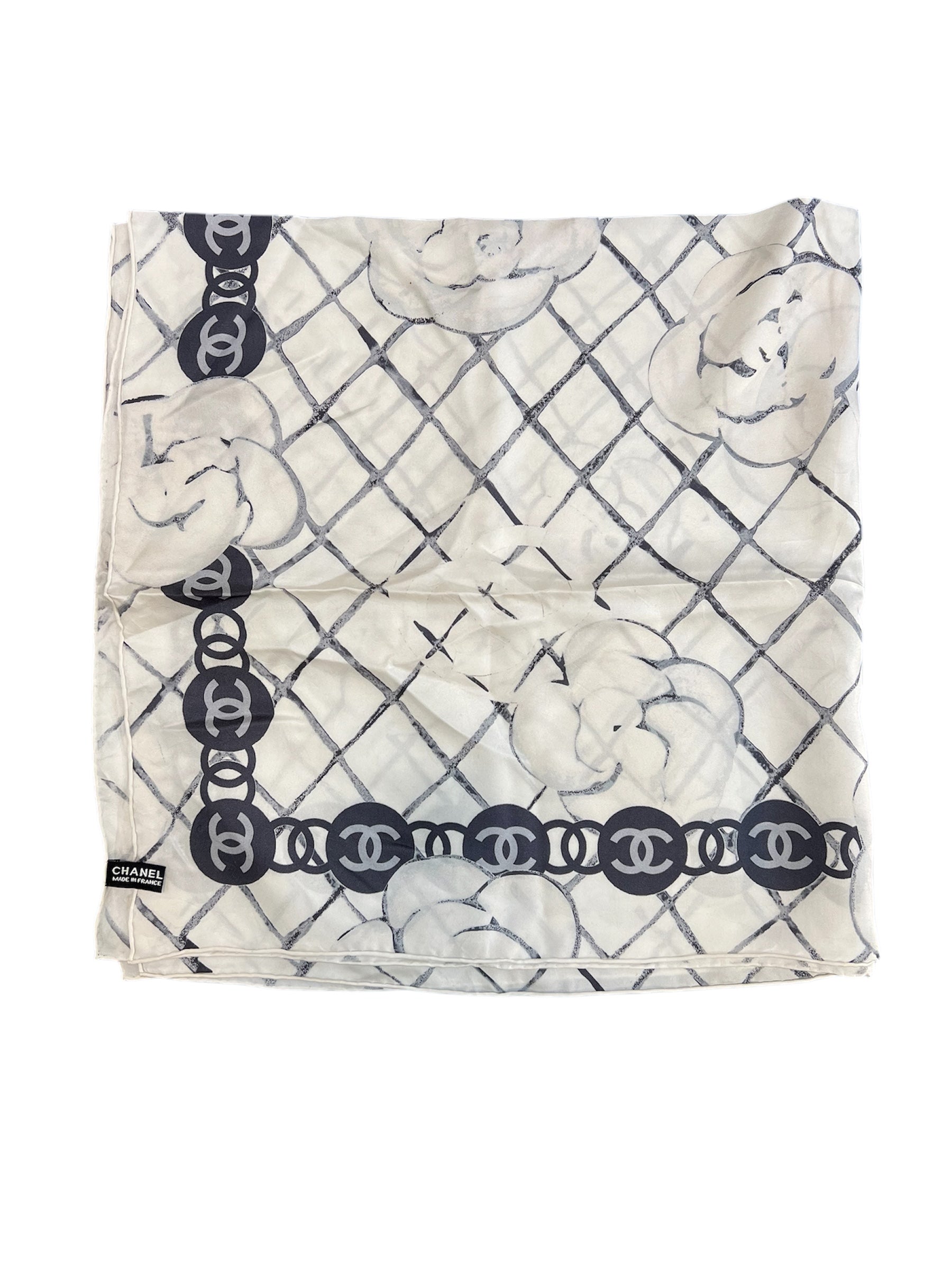Chanel silk scarf