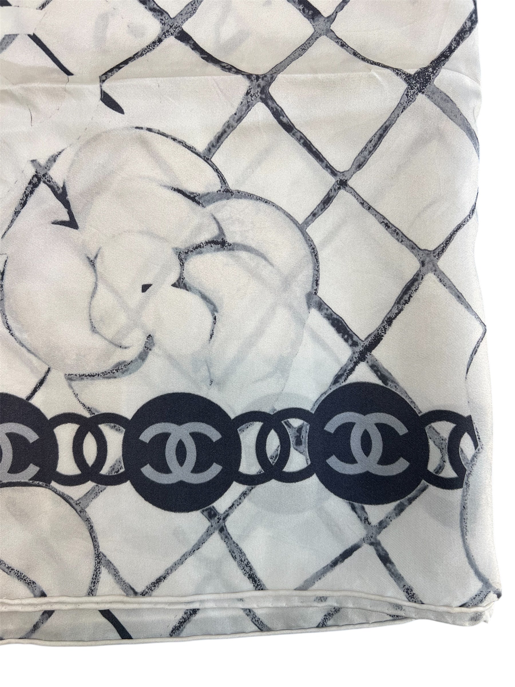 Chanel silk scarf