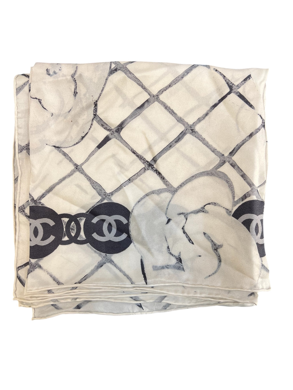 Chanel silk scarf