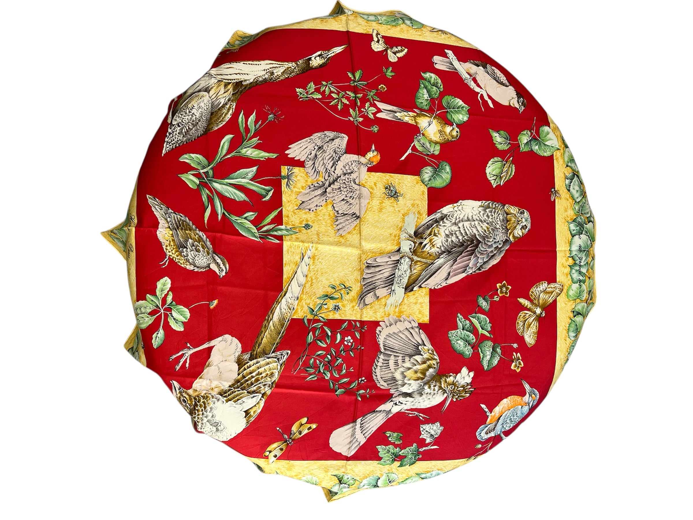 Hermès silk scarf LA VIE DU GRAND AIR