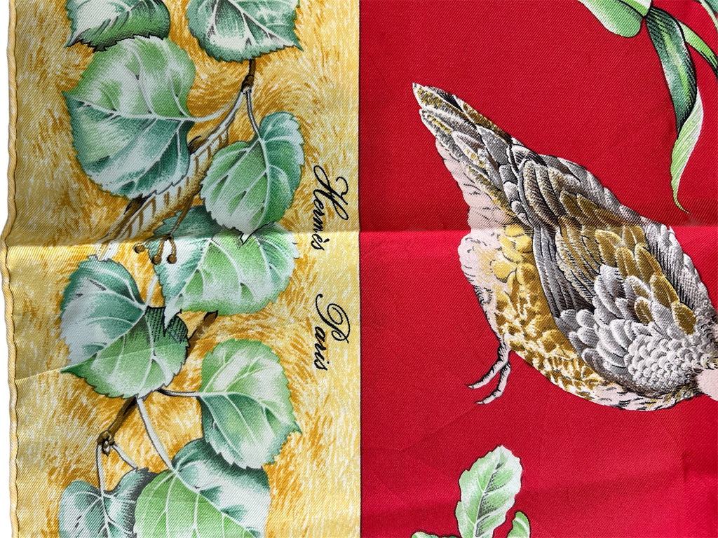 Hermès silk scarf LA VIE DU GRAND AIR