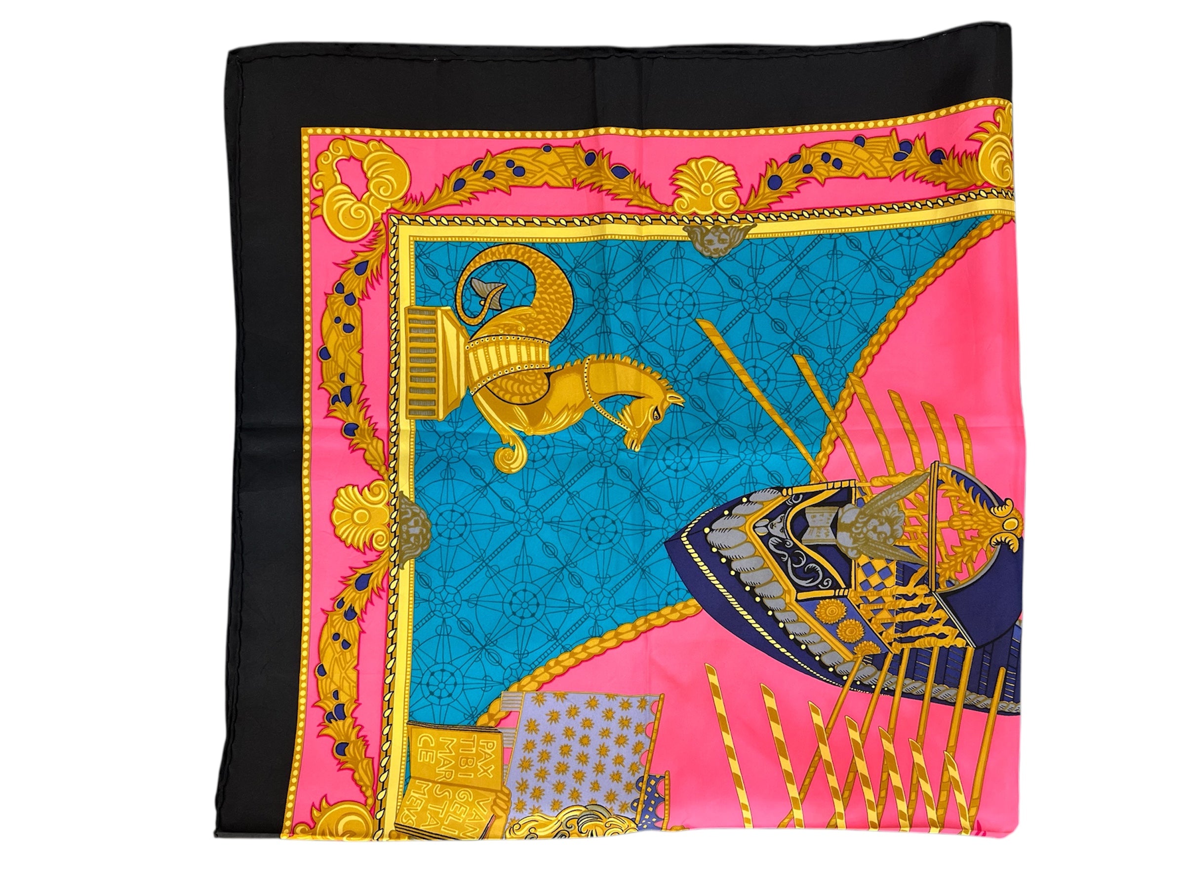 Hermès silk scarf LES BISSONE DE VENISE