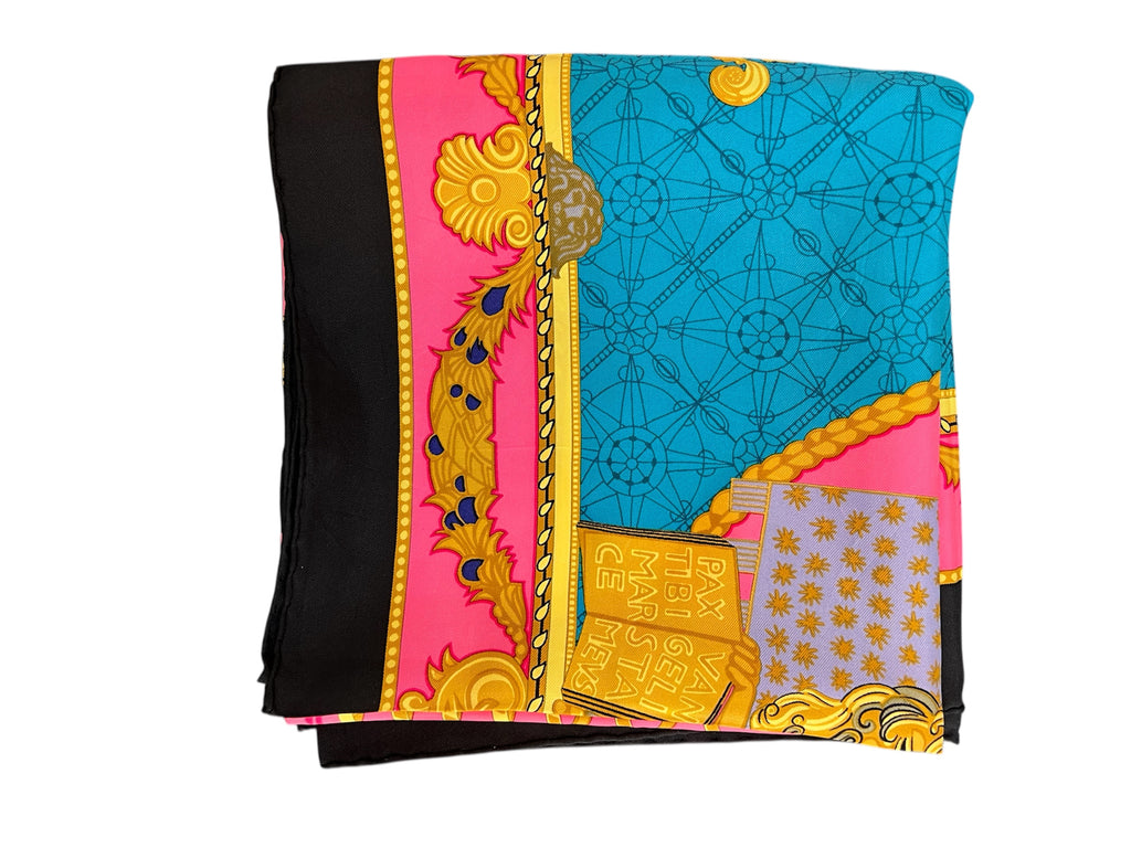 Hermès silk scarf LES BISSONE DE VENISE