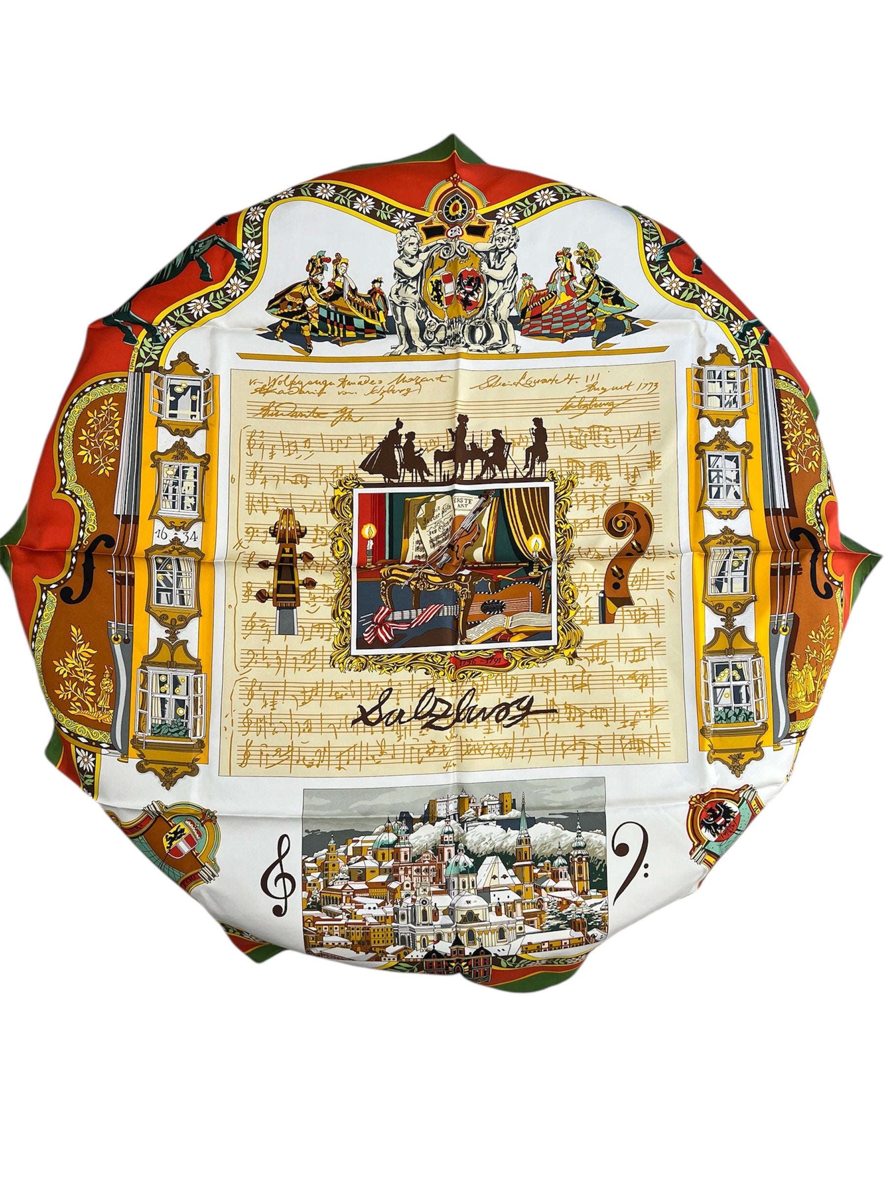 Hermès silk scarf SALZBURG