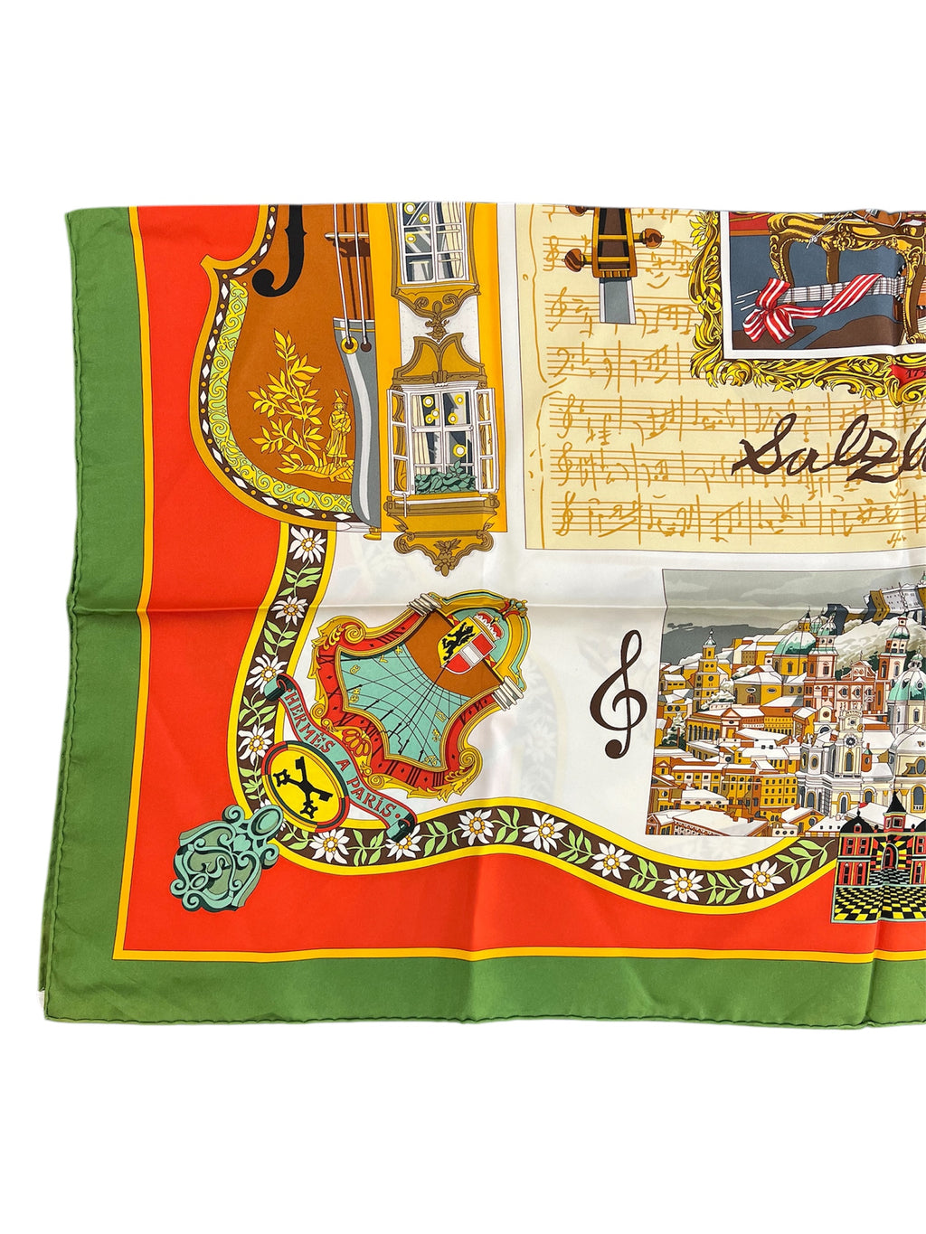 Hermès silk scarf SALZBURG