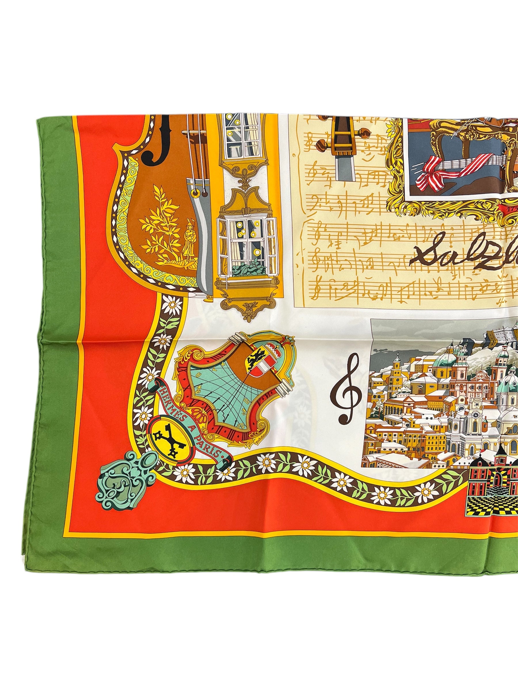 Hermès silk scarf SALZBURG