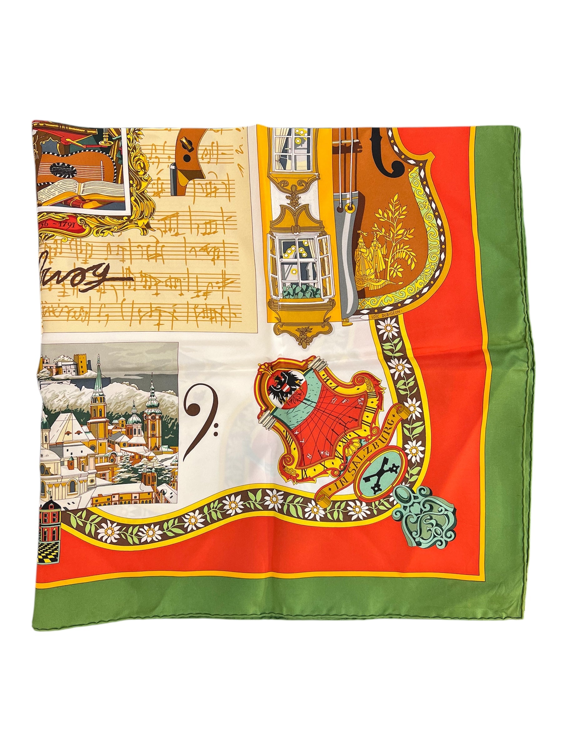 Hermès silk scarf SALZBURG