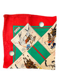 Hermès silk scarf LE MONDE DU POLO
