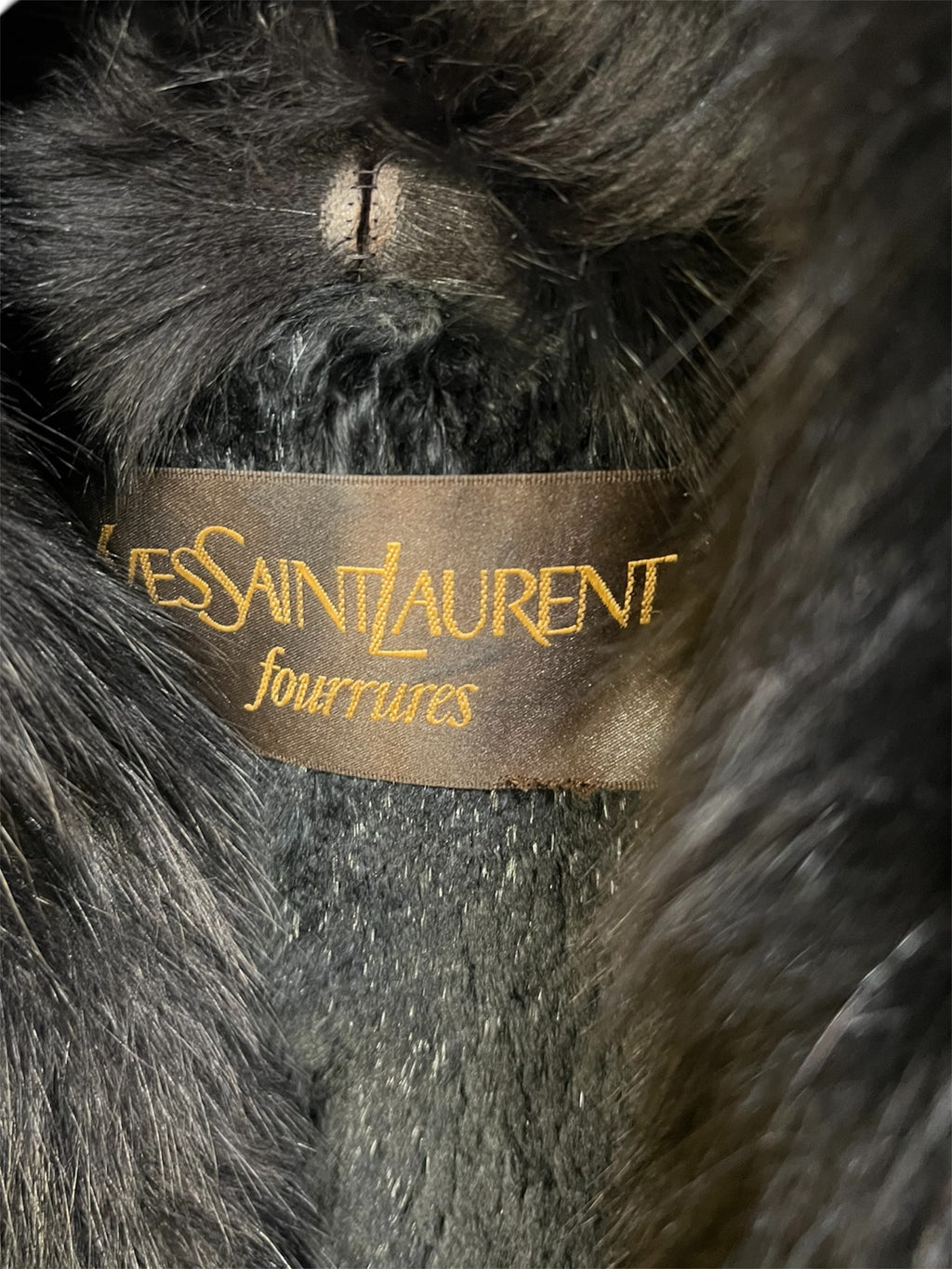 Yves Saint Laurent Fur Coat