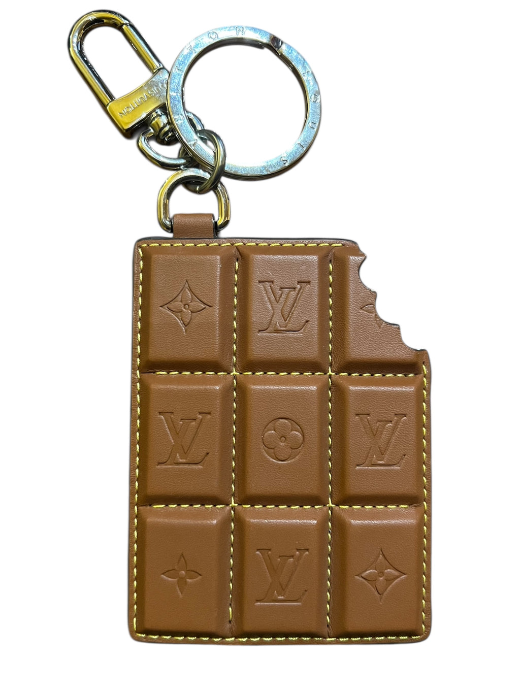 Louis Vuitton Monogram Chocolate Bar Keychain