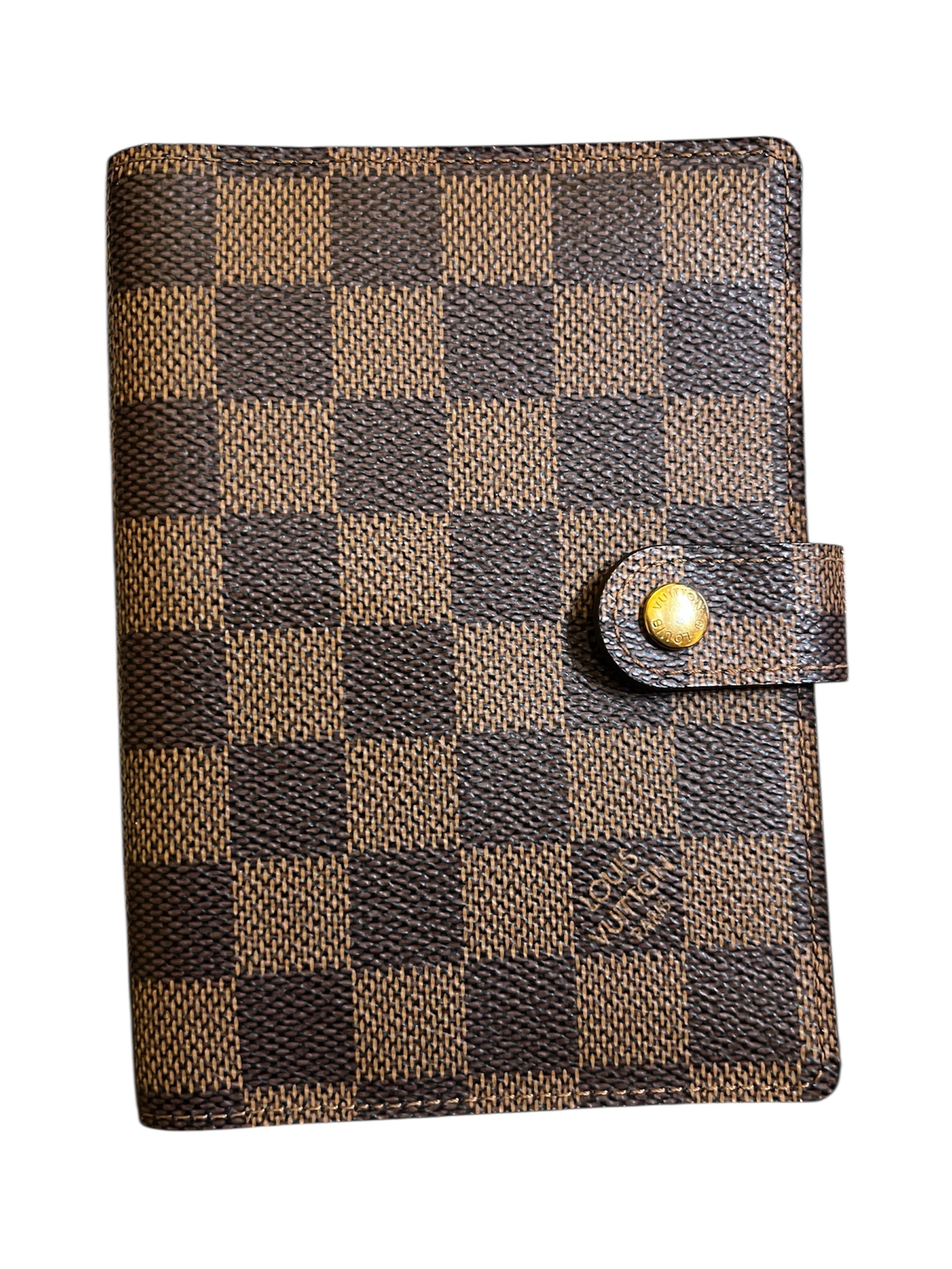 2010 Louis Vuitton Damier Ebène Agenda