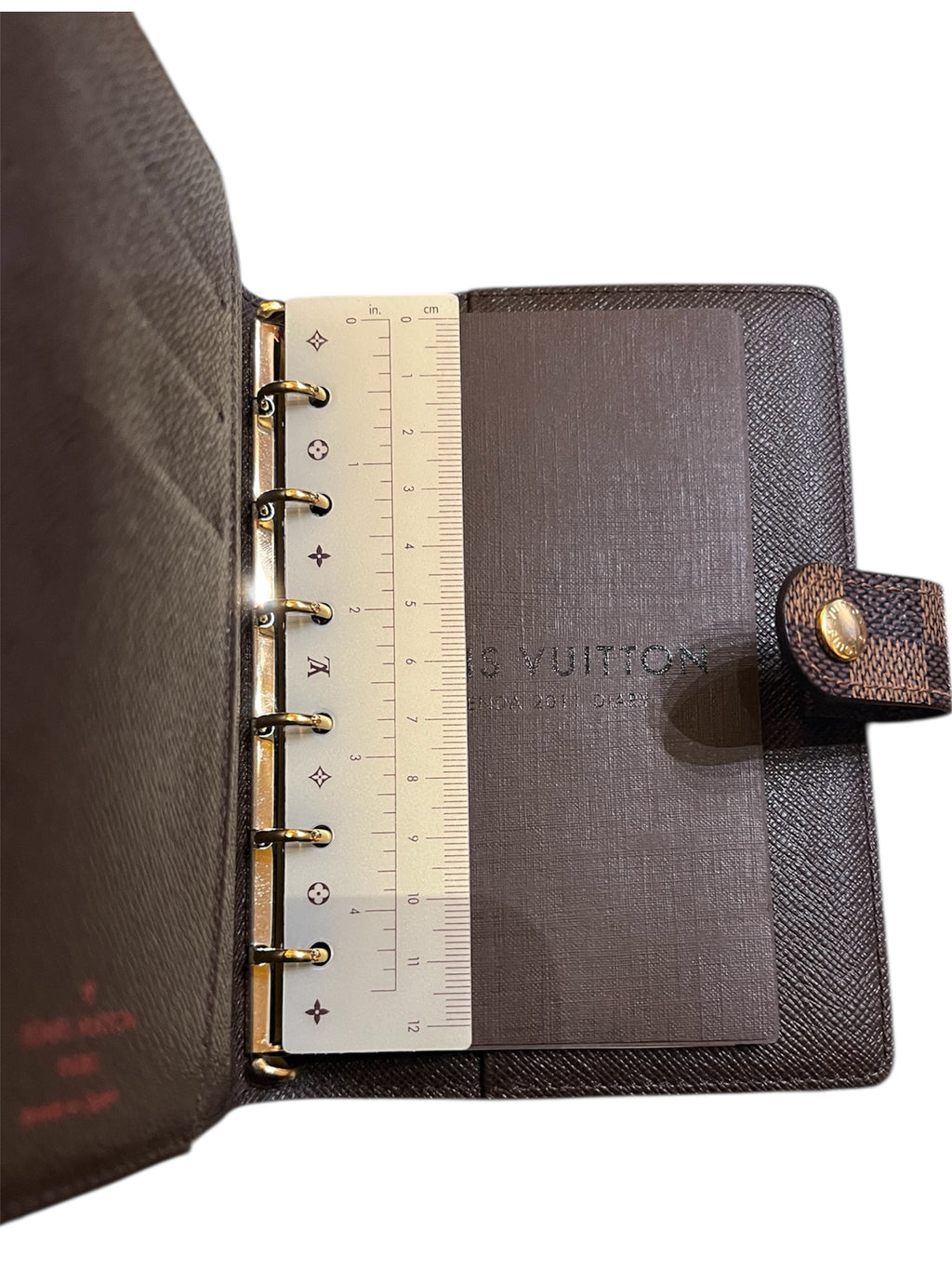2010 Louis Vuitton Damier Ebène Agenda