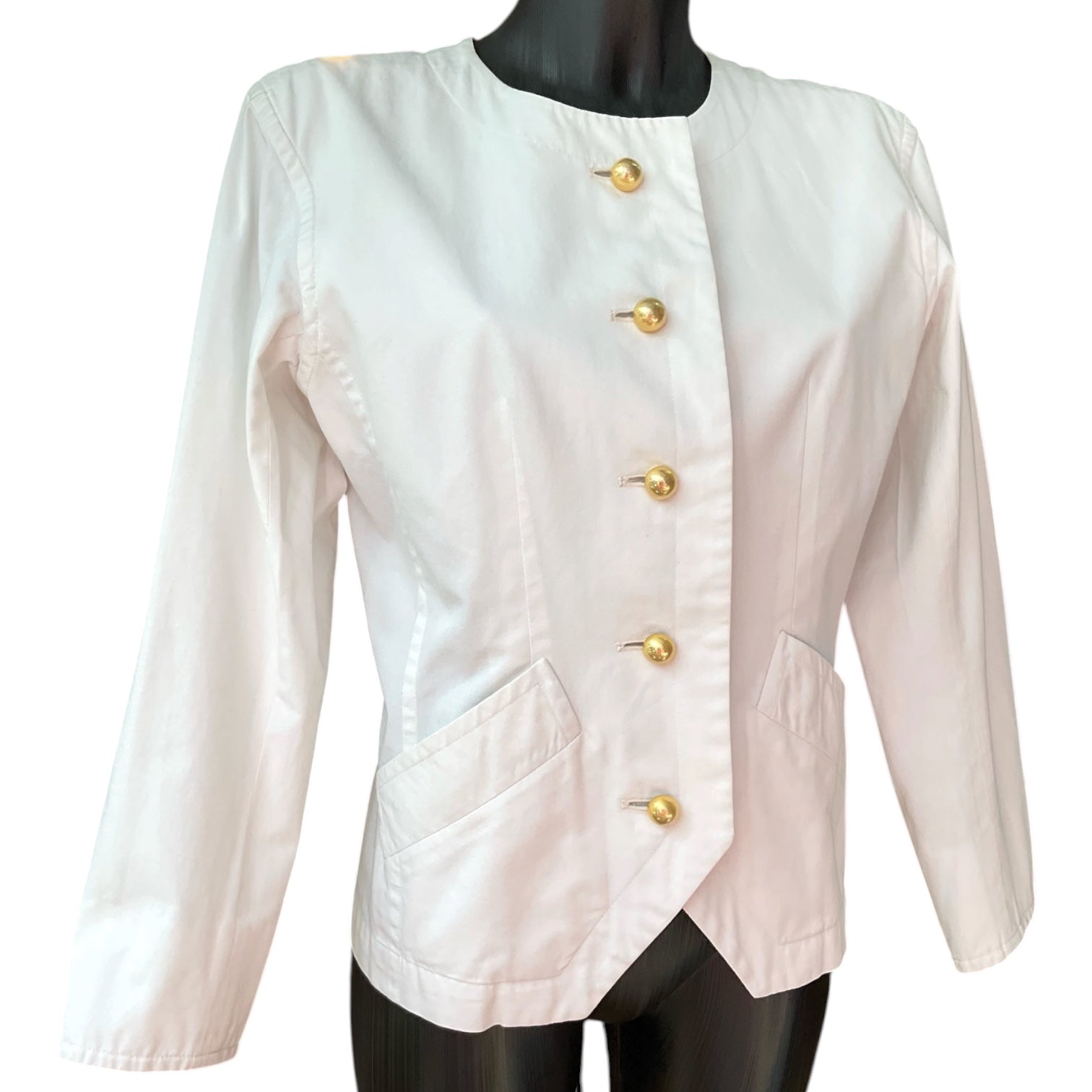 Yves Saint Laurent Rive Gauche White Jacket