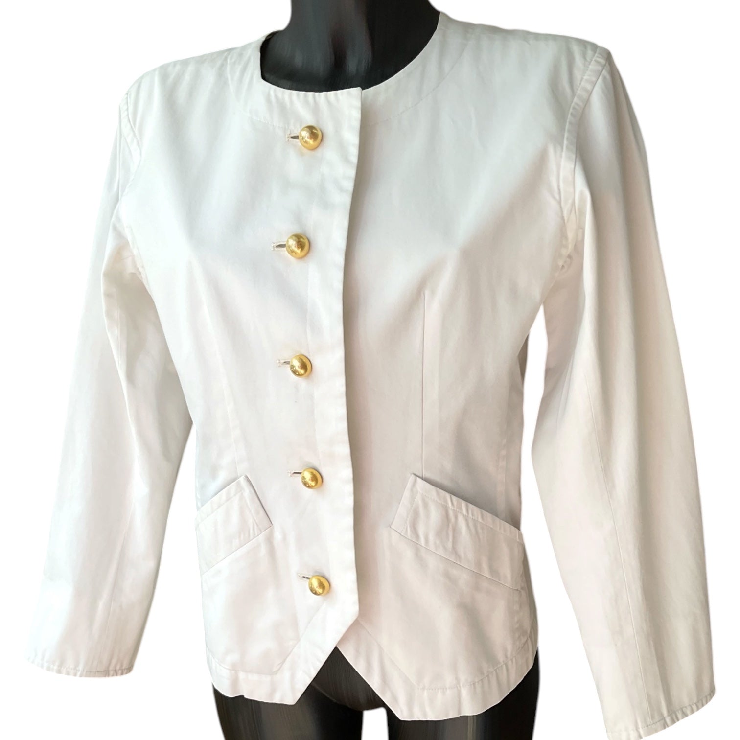 Yves Saint Laurent Rive Gauche White Jacket