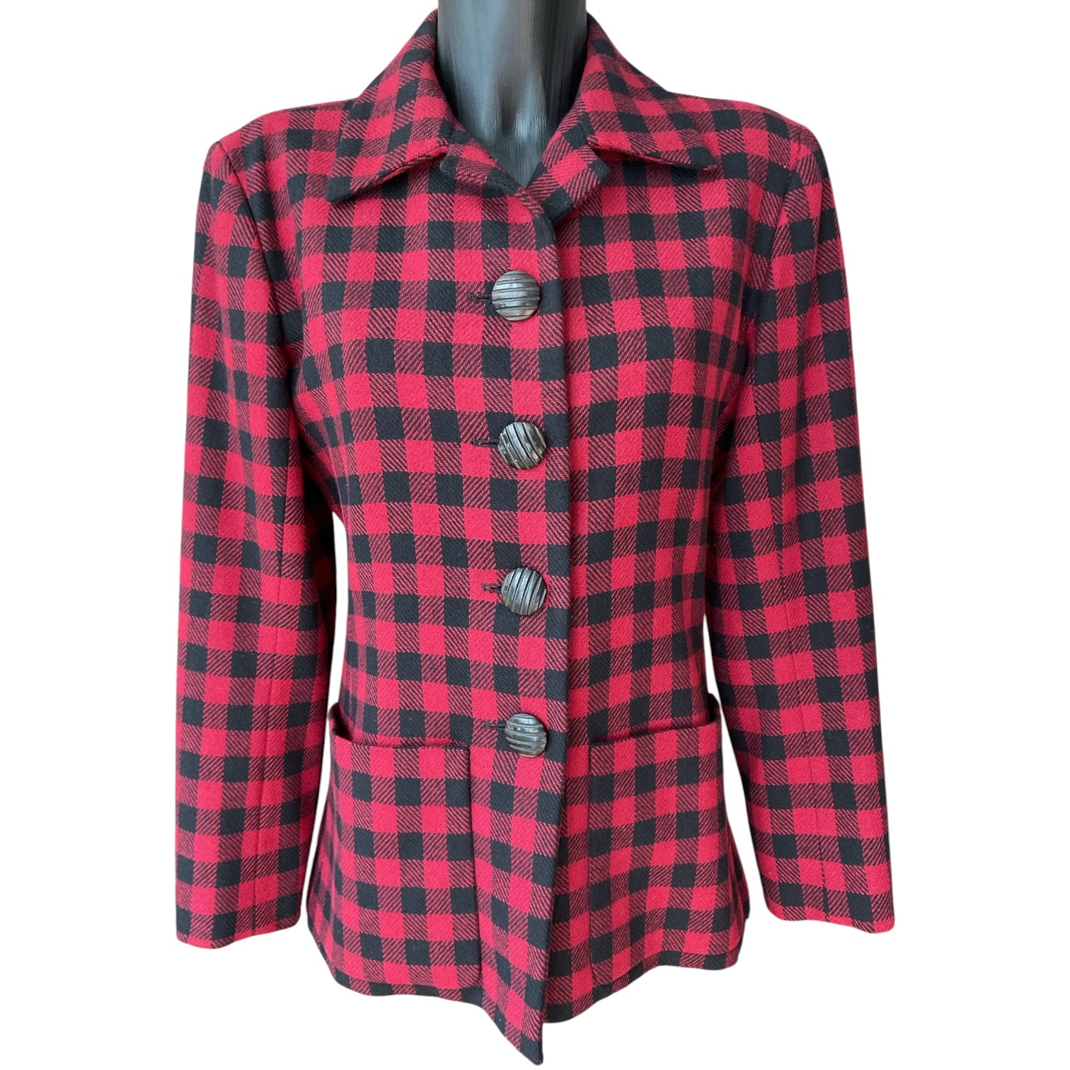 Yves Saint Laurent Rive Gauche Tartan Jacket