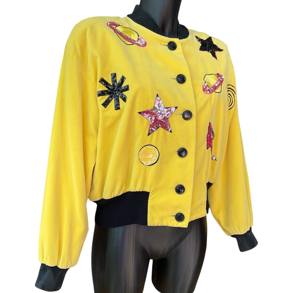 Escada 1980's Yellow Bomber