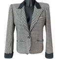 Saint Laurent Rive Gauche Houndstooth Jacket