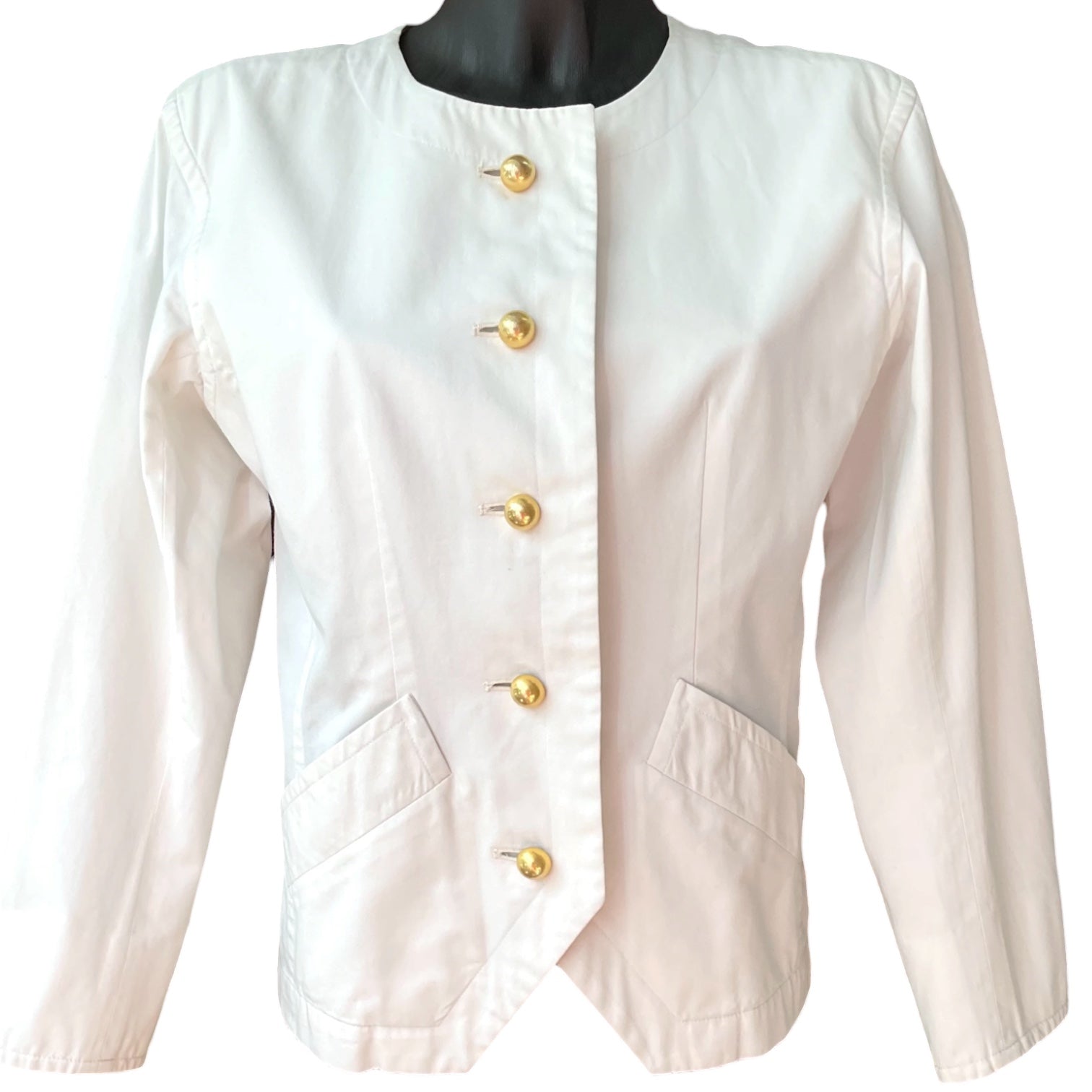 Yves Saint Laurent Rive Gauche White Jacket