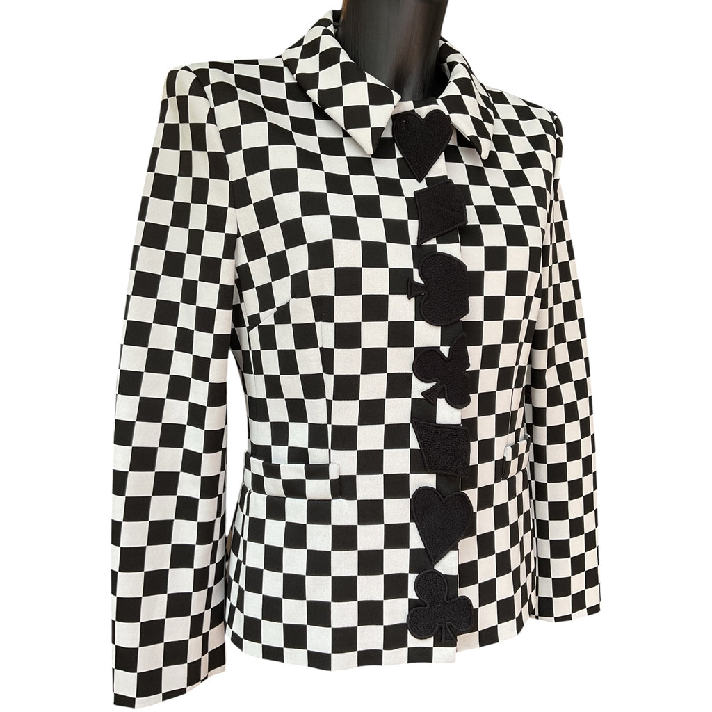 Moschino Boutique Checkerboard Jacket