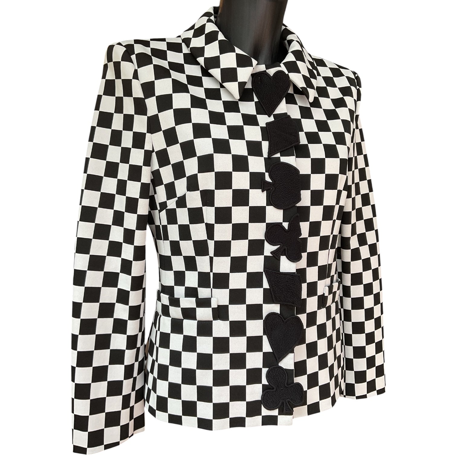 Moschino Boutique Checkerboard Jacket