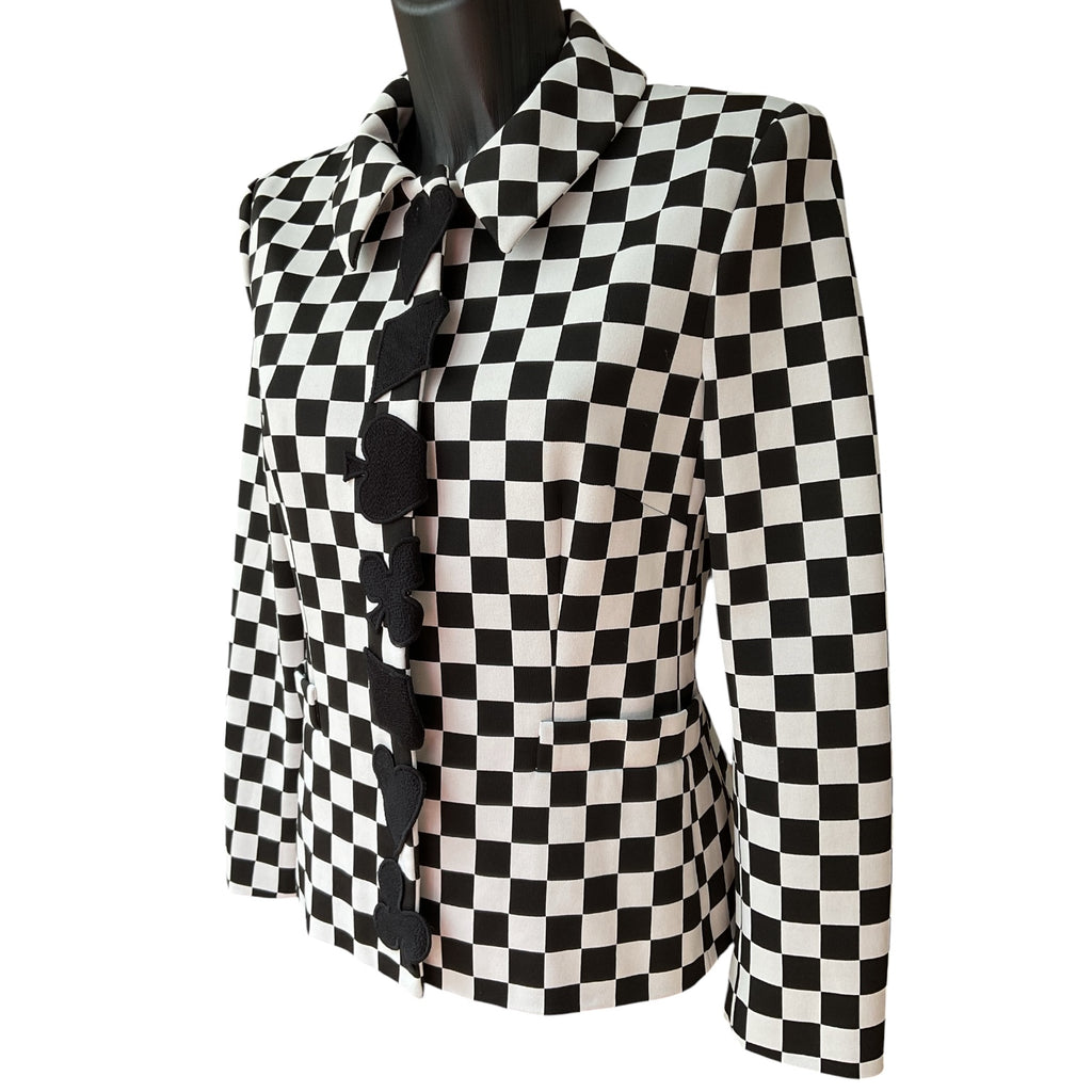 Moschino Boutique Checkerboard Jacket
