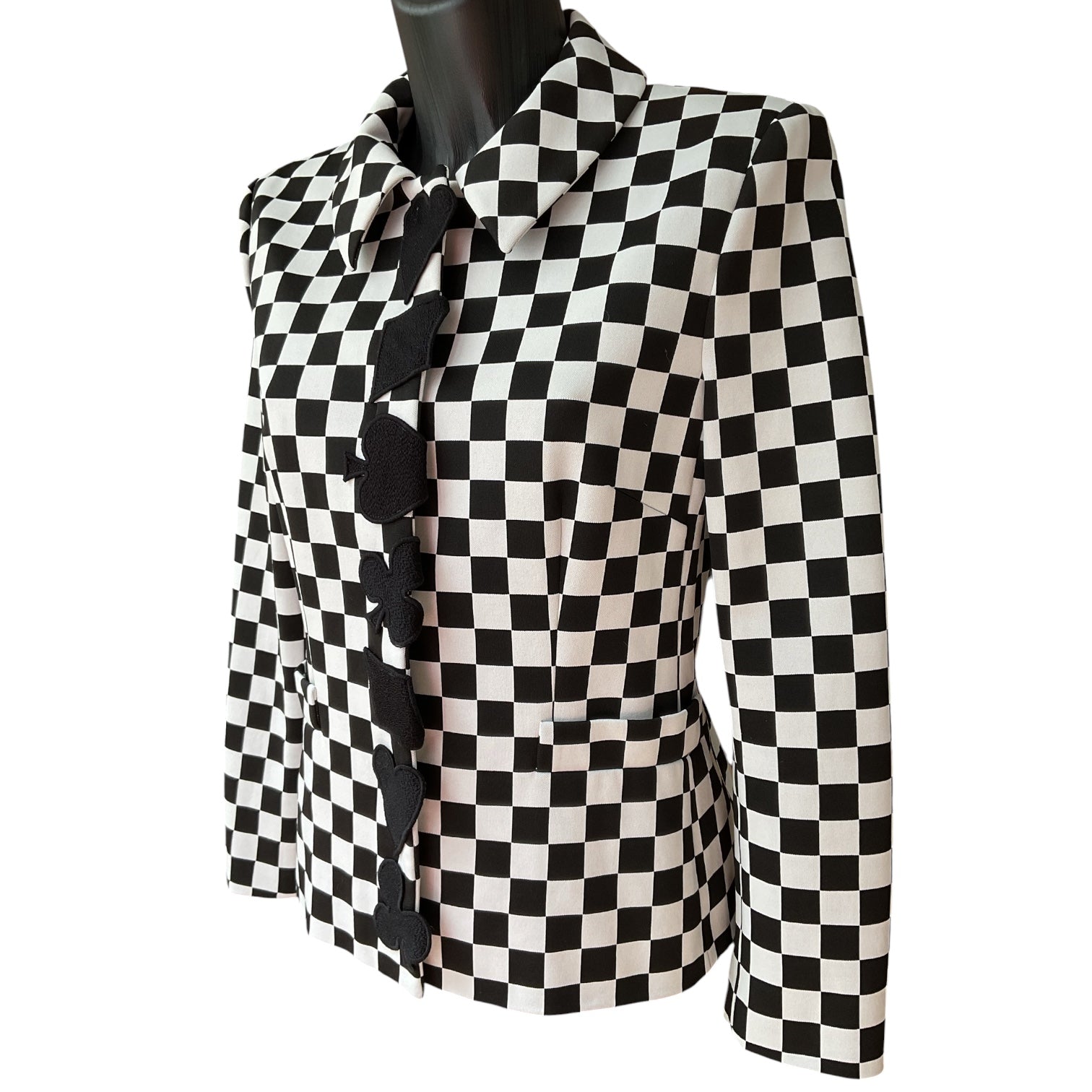 Moschino Boutique Checkerboard Jacket