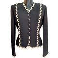 Moschino Cheap & Chic Black and Beige Jacket