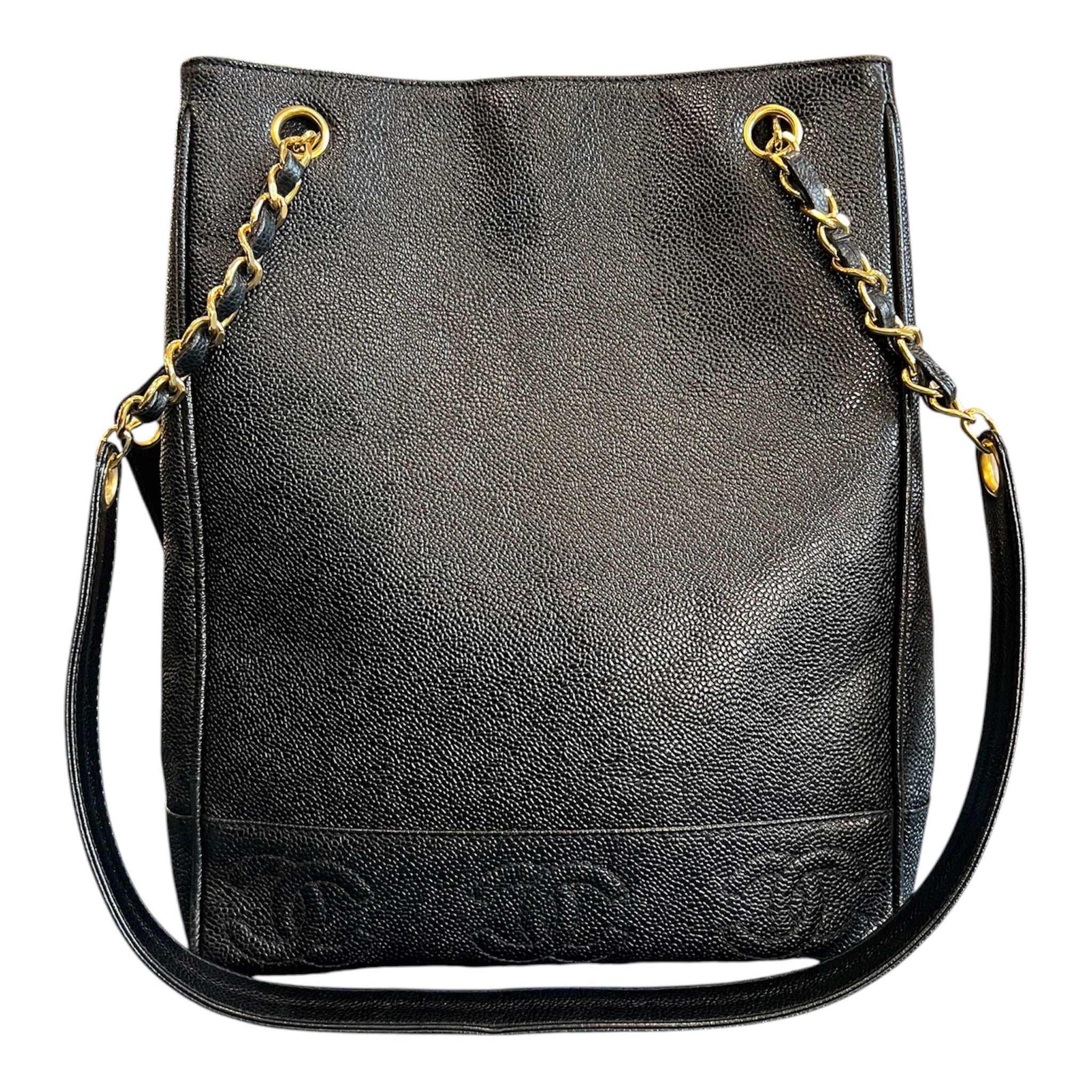 1994 Chanel Triple CC Caviar Tote
