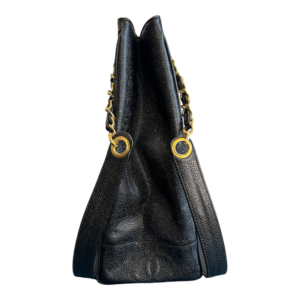 1994 Chanel Triple CC Caviar Tote