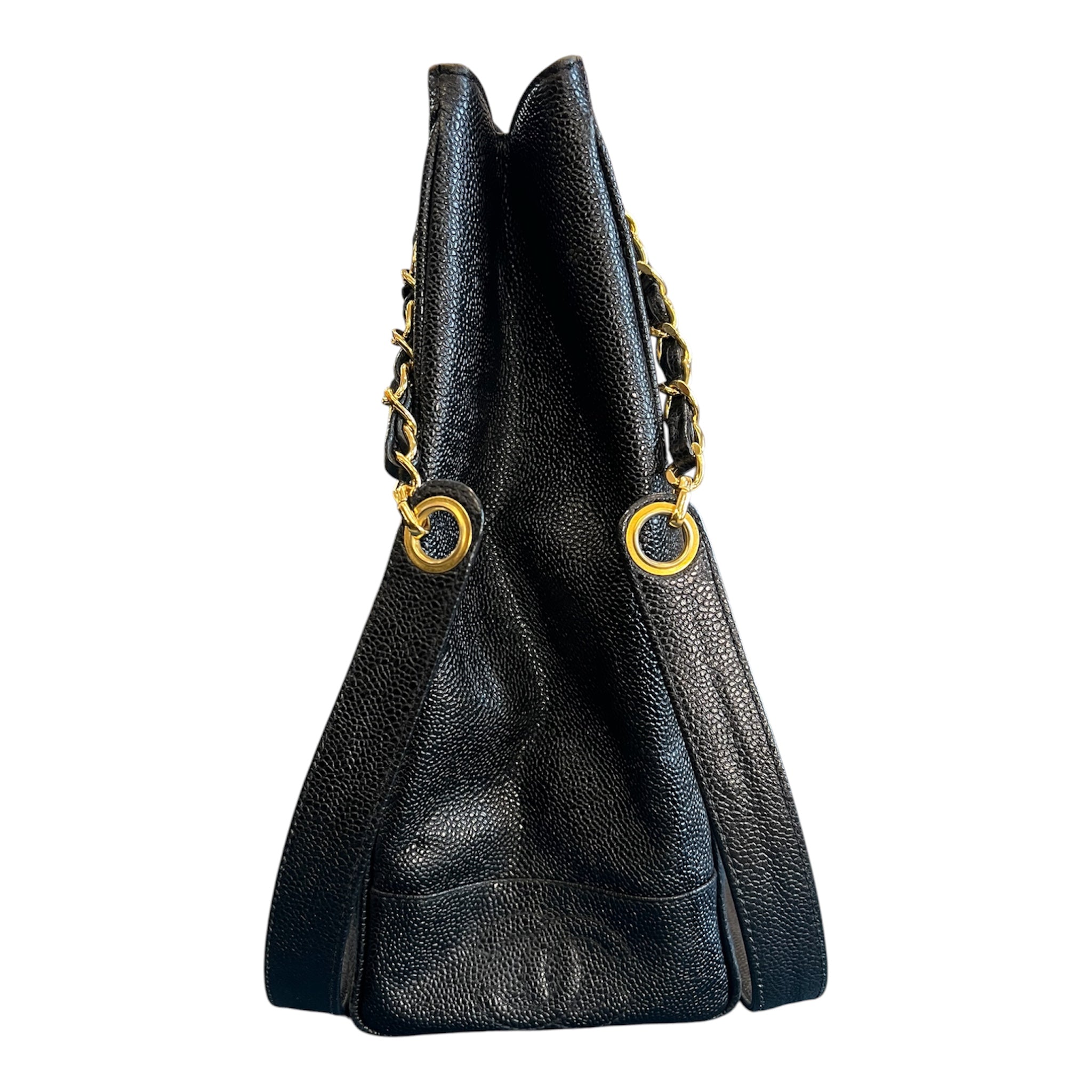 1994 Chanel Triple CC Caviar Tote