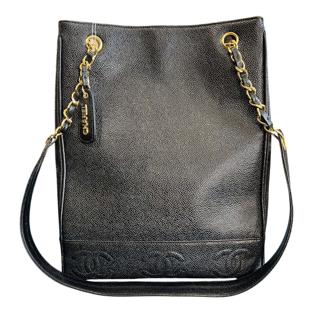 1994 Chanel Triple CC Caviar Tote