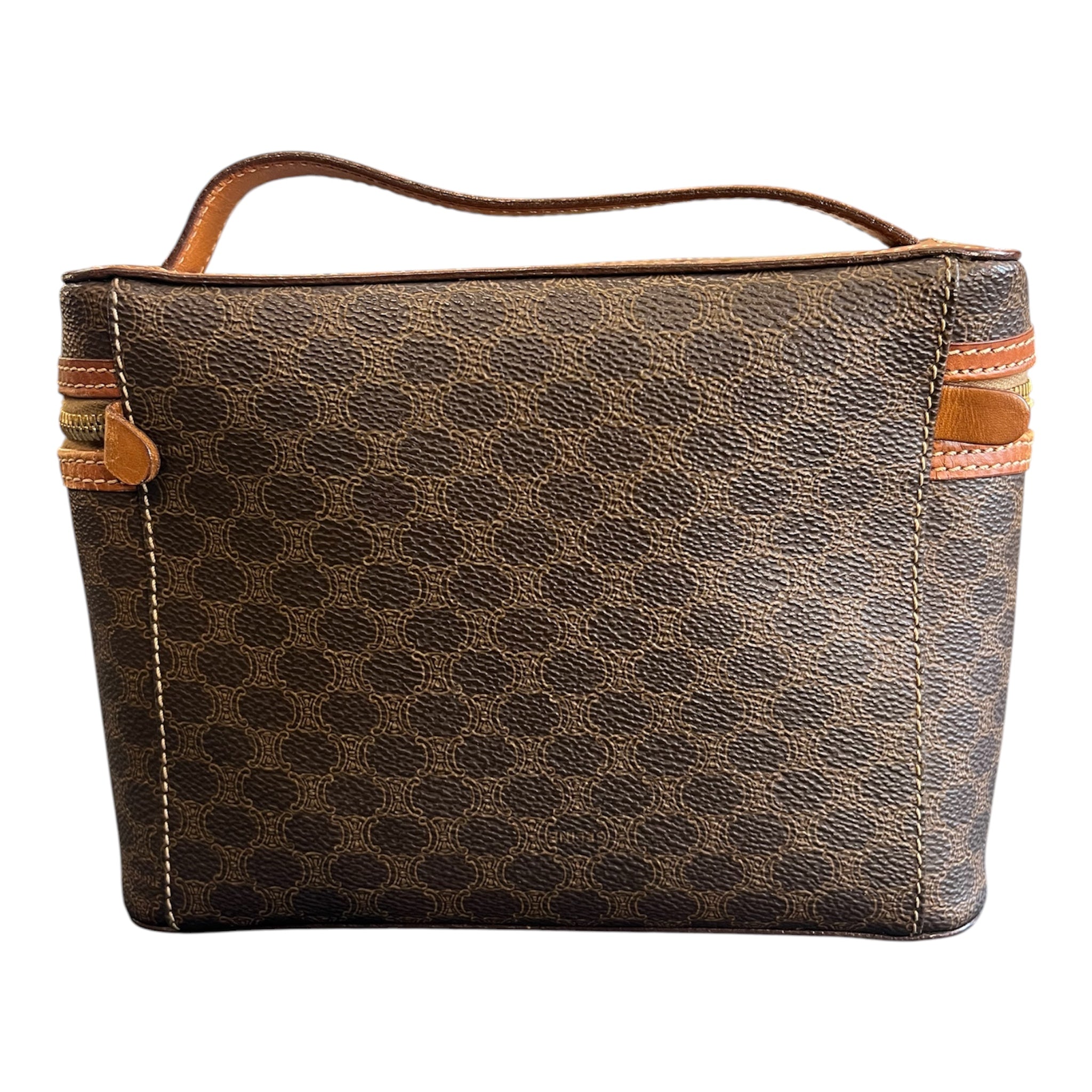 Céline Acadam Coated Canvas Vanity Bag – Opulence Vintage