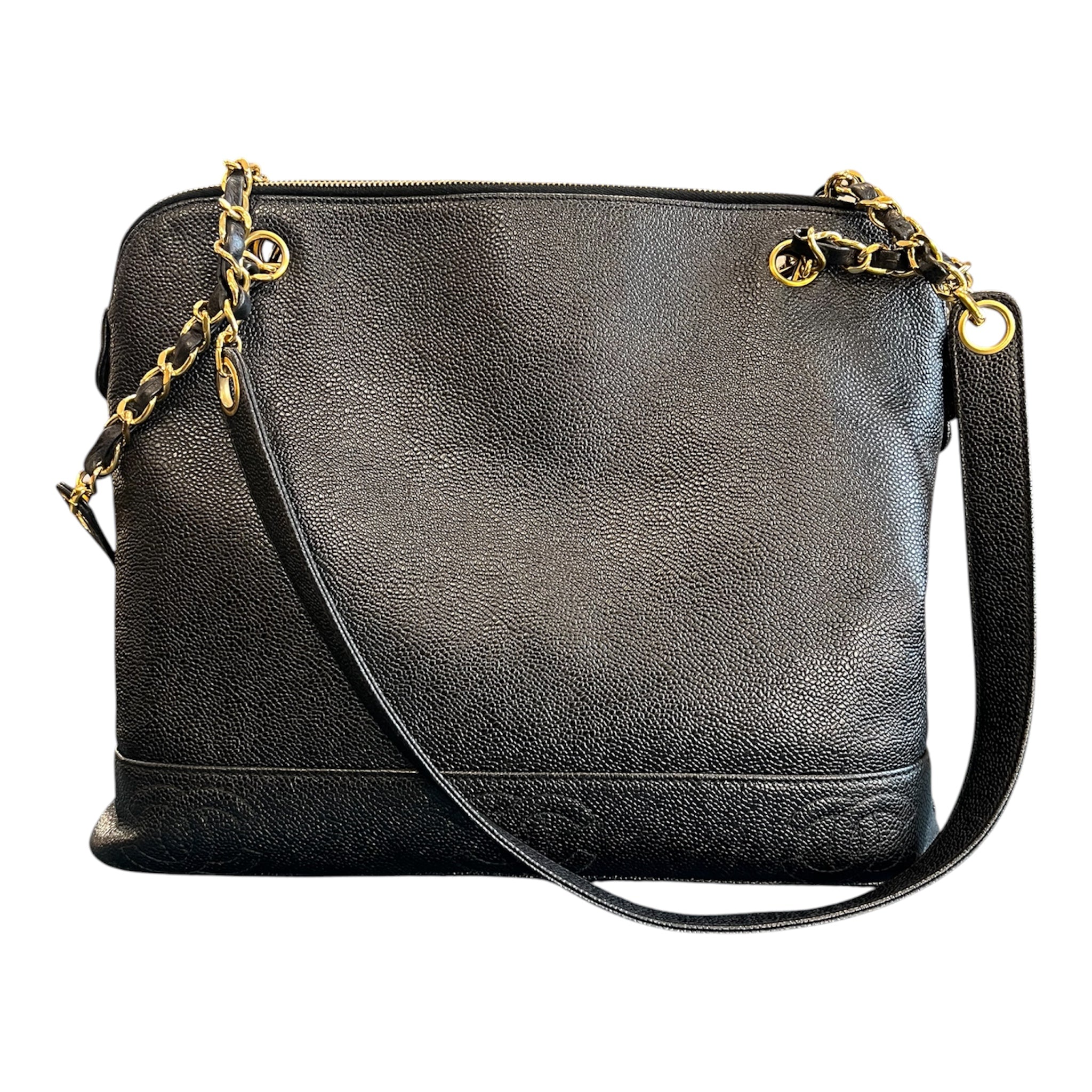 1996 Chanel Triple CC Caviar Shoulder Bag