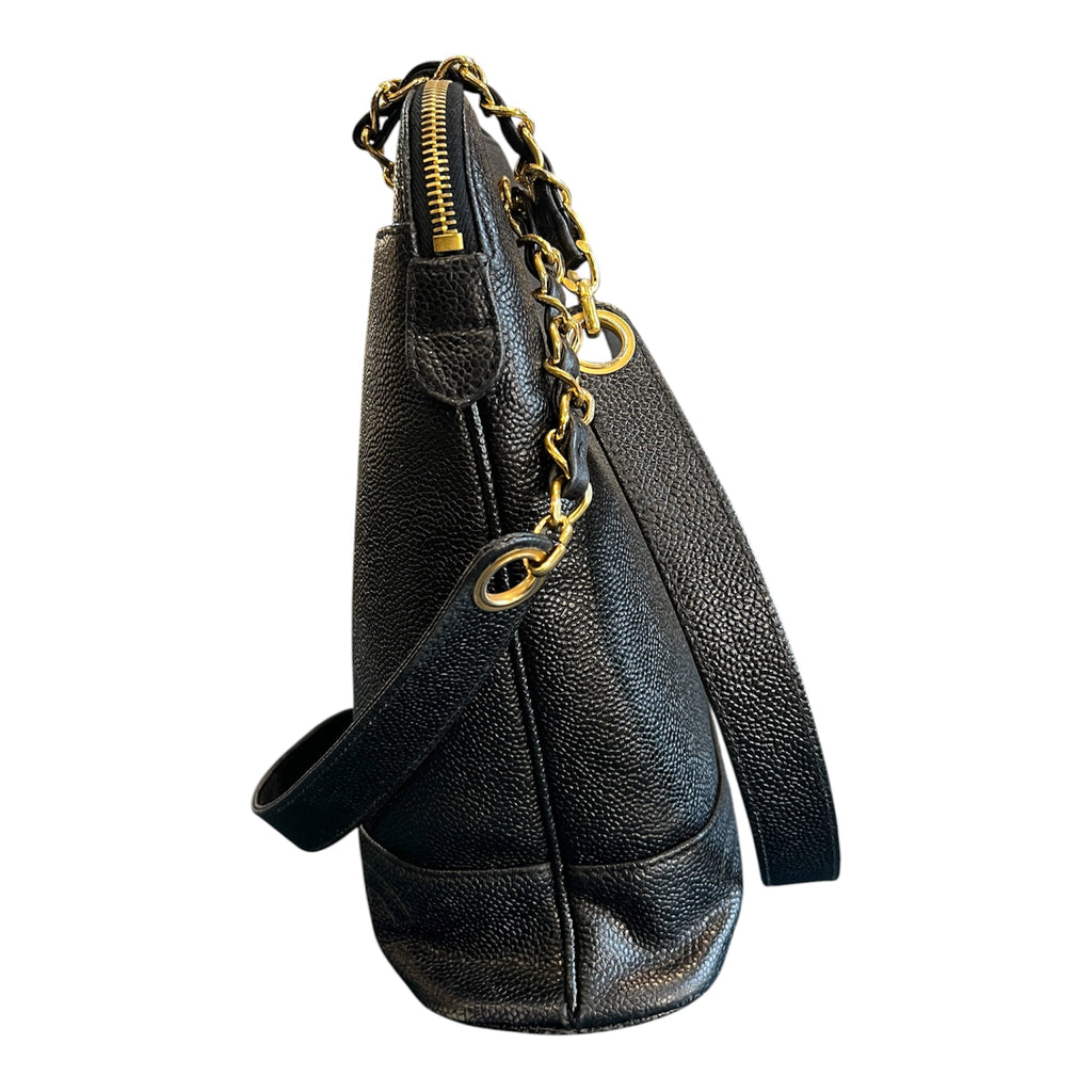 1996 Chanel Triple CC Caviar Shoulder Bag