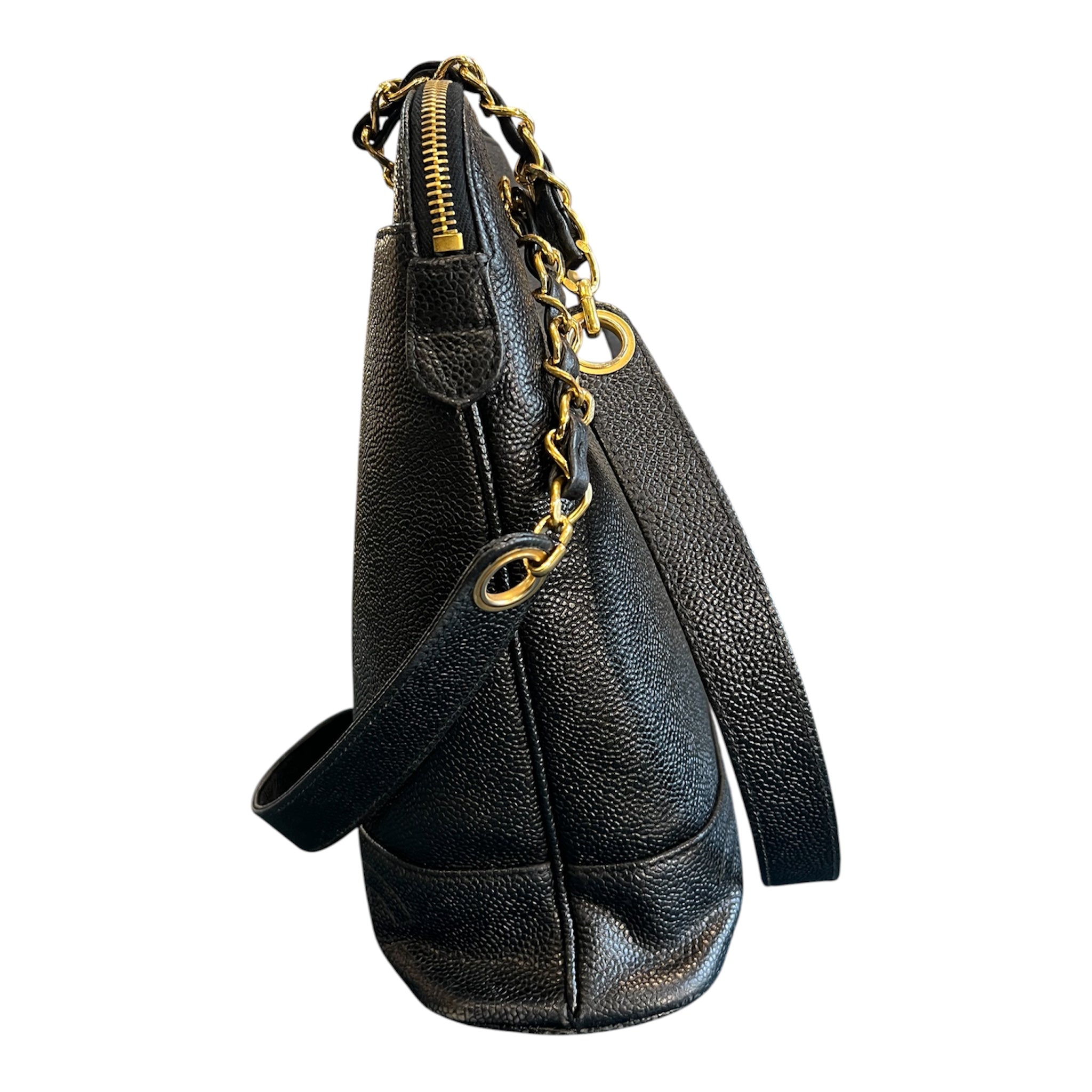 1996 Chanel Triple CC Caviar Shoulder Bag