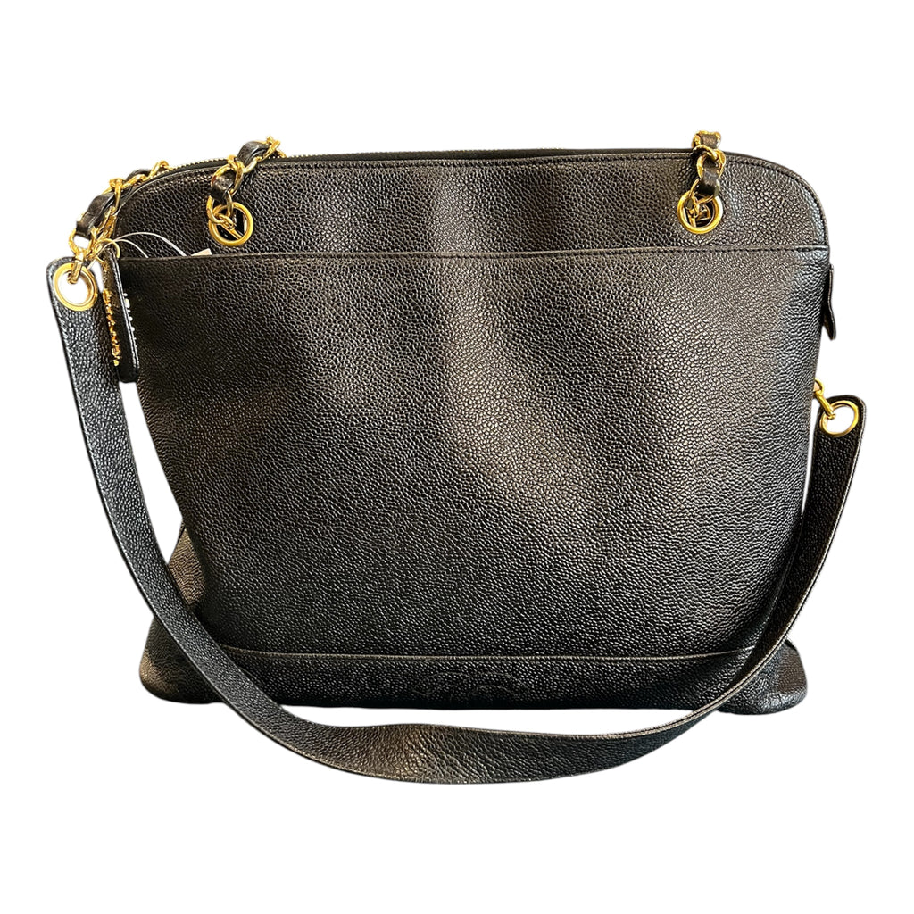 1996 Chanel Triple CC Caviar Shoulder Bag