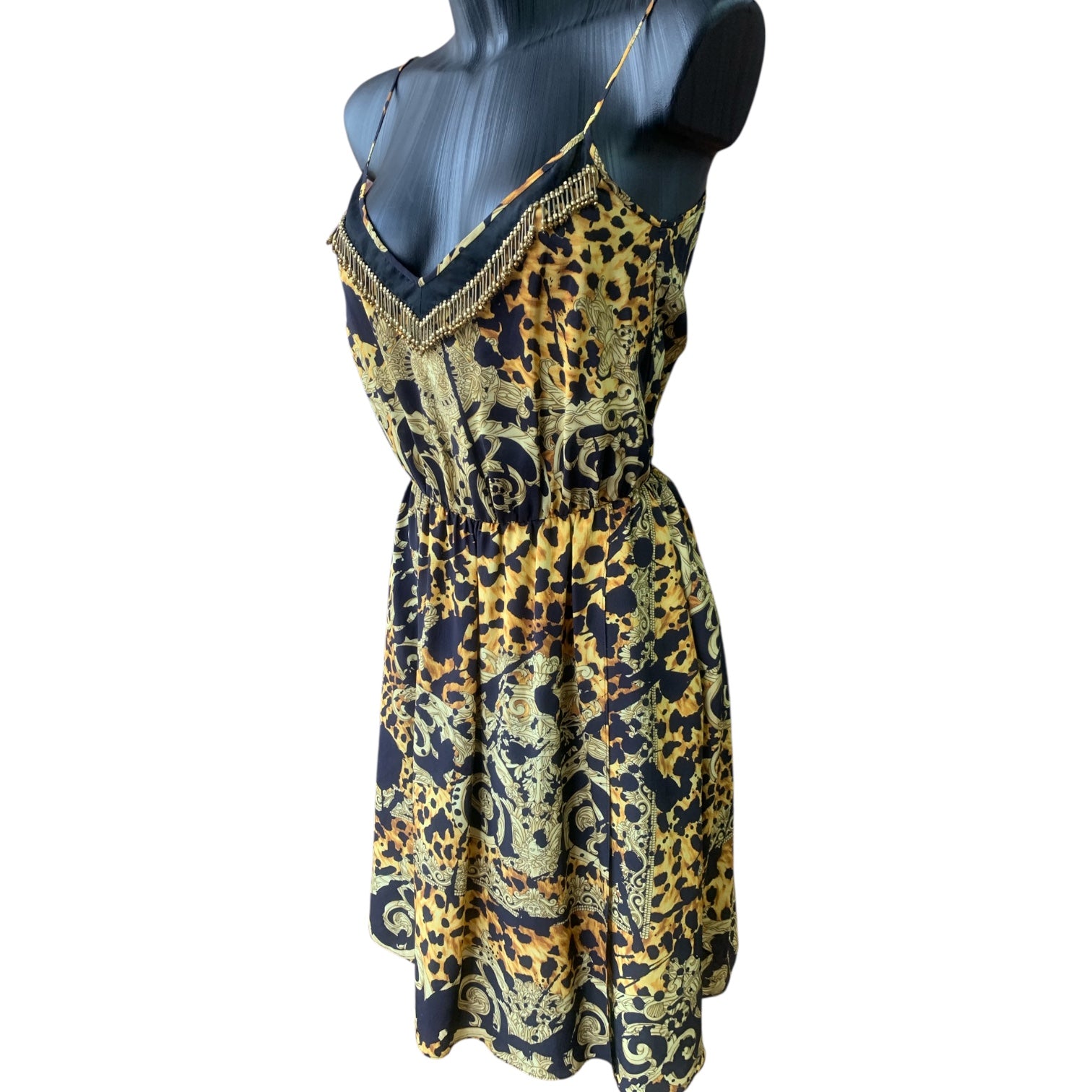 Versace Black & Gold Dress