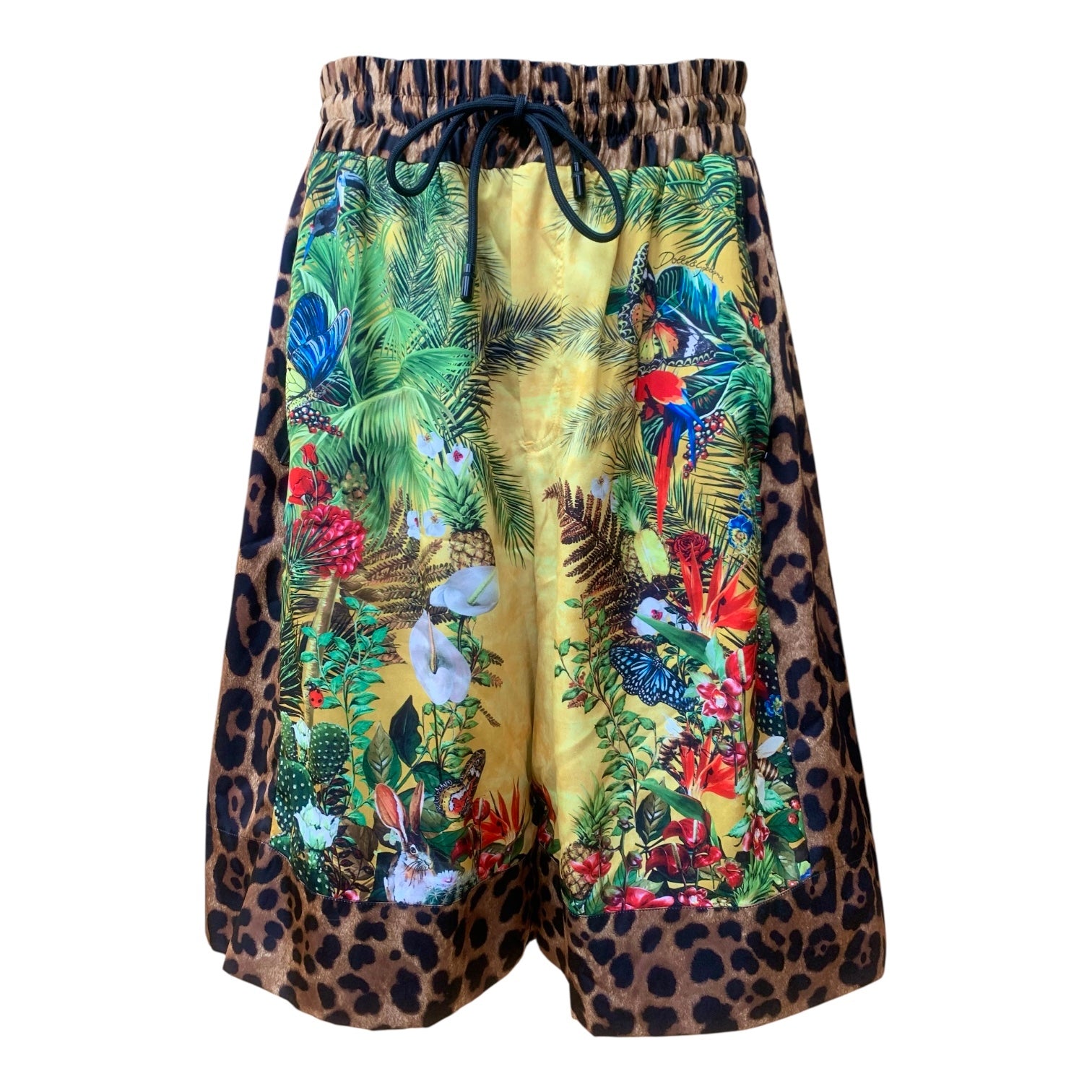 Dolce & Gabbana Tropical Leopard Shorts